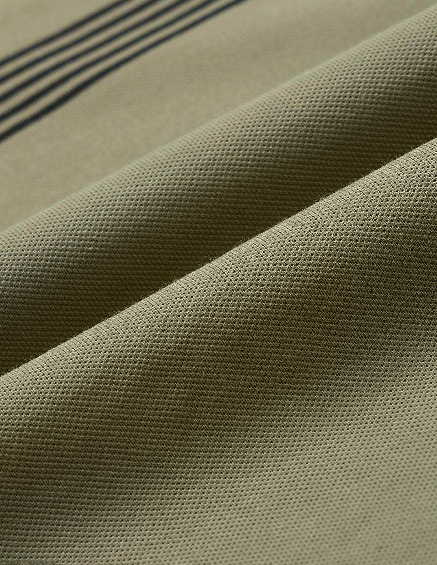 Horizontal Striped Working Holiday Polo Shirt Light Olive - U.S. Polo Assn. India | Large
