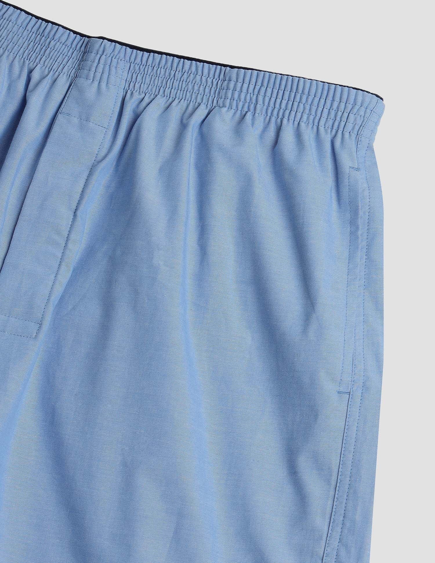 Pure Cotton EX003  Boxer Shorts - Pack of 1 Blue Chambray - U.S. POLO ASSN. | Large
