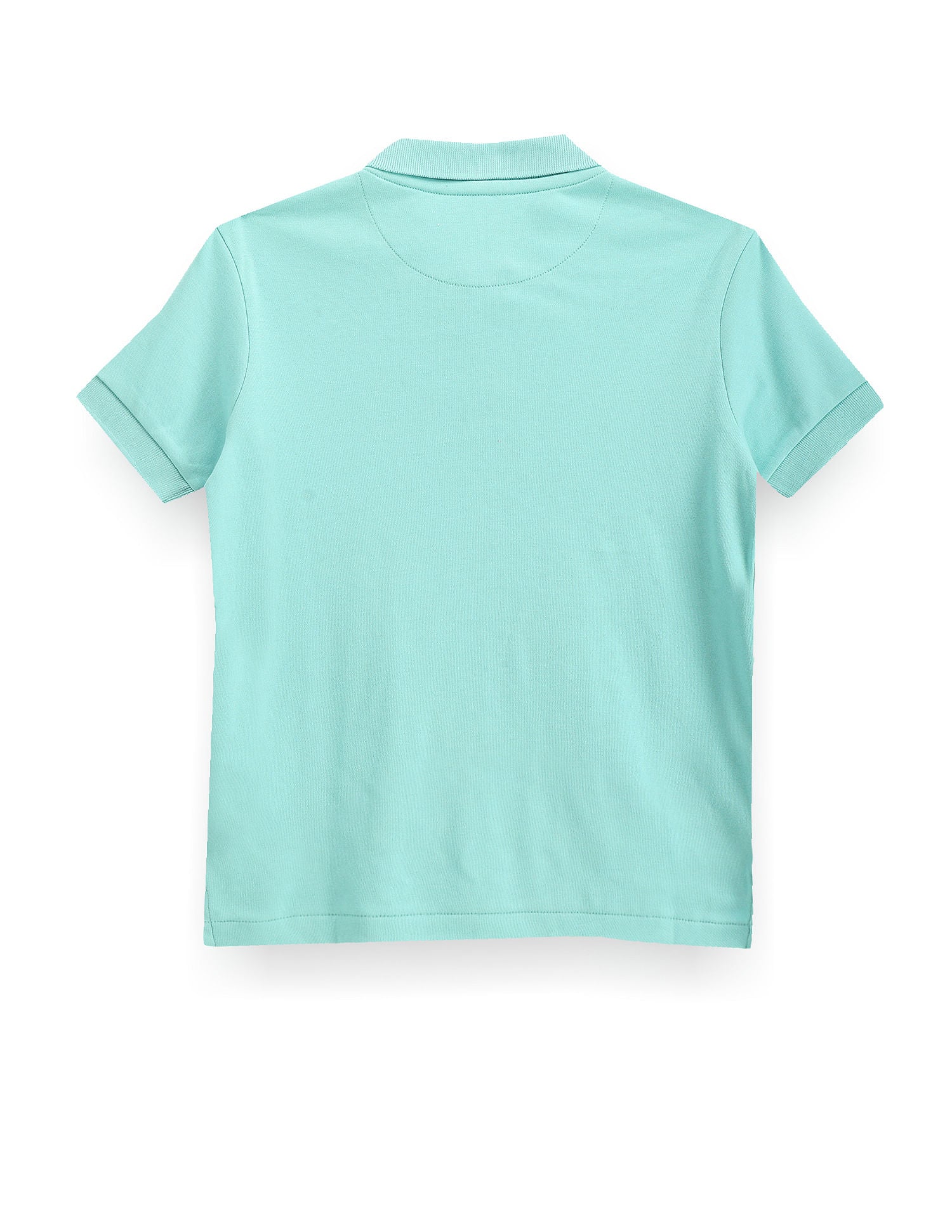 Boys Stripe Cotton Polo Shirt Turquoise - U.S. POLO ASSN. | Large