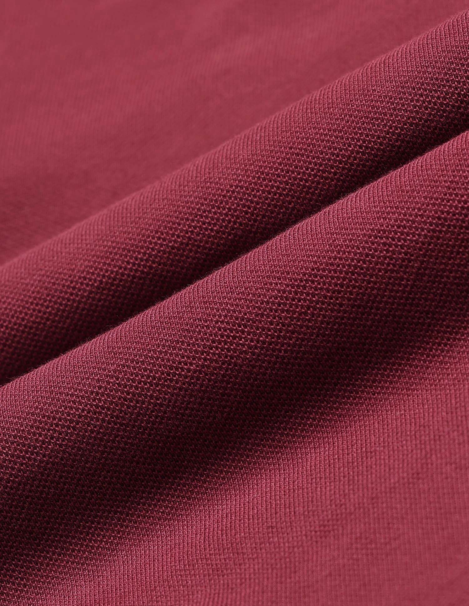 Pure Cotton Slim Fit Classic Polo Shirt Wine - U.S. Polo Assn. India | Large