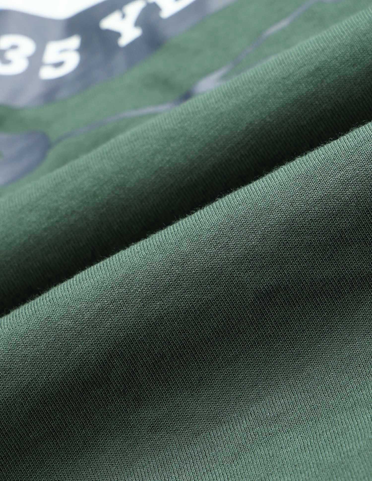 Pure Cotton Brand Printed T-Shirt Olive - U.S. Polo Assn. India | Large