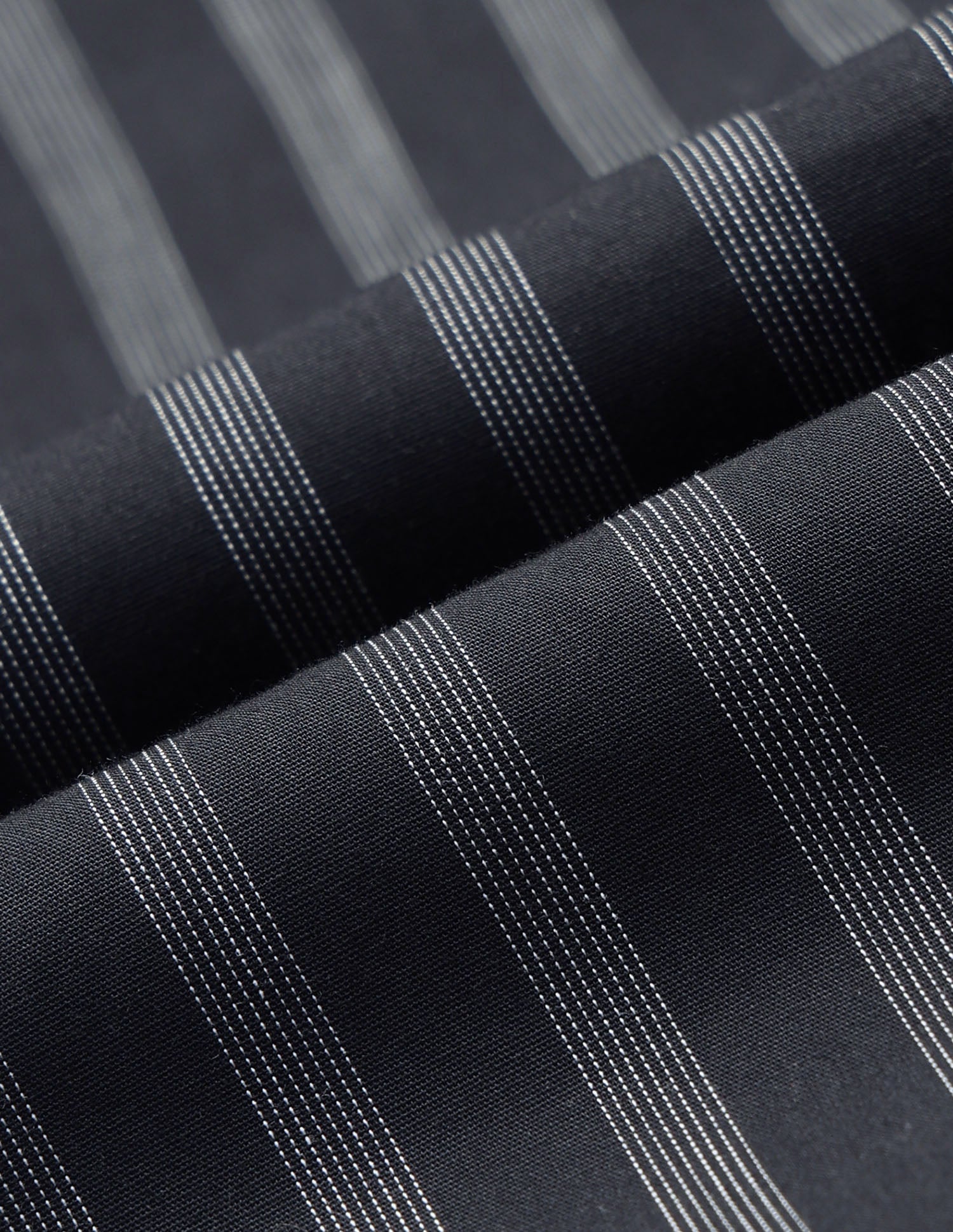 Regular Fit Vertical Striped Black & Gold Shirt Black - U.S. Polo Assn. India | Large