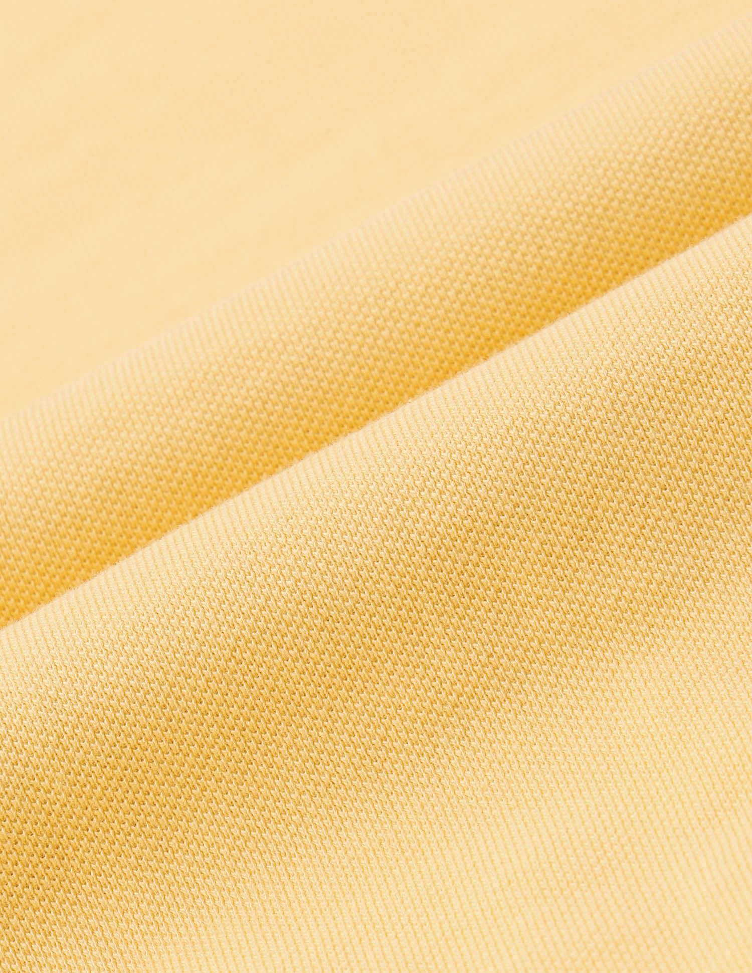 Muscle Fit Solid Polo Shirt Yellow - U.S. Polo Assn. India | Large