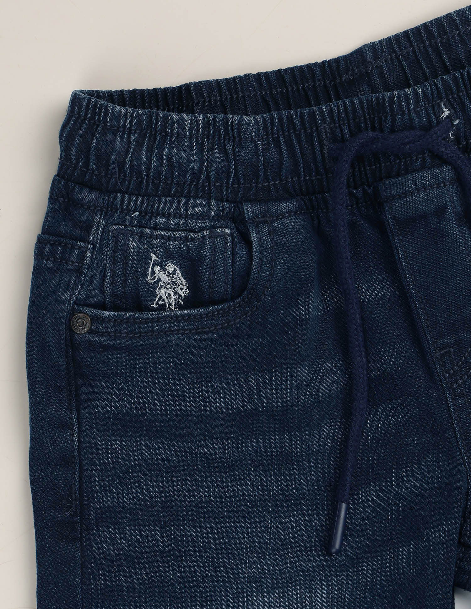 Relaxed Fit Blue Jeans Blue - U.S. Polo Assn. India | Large
