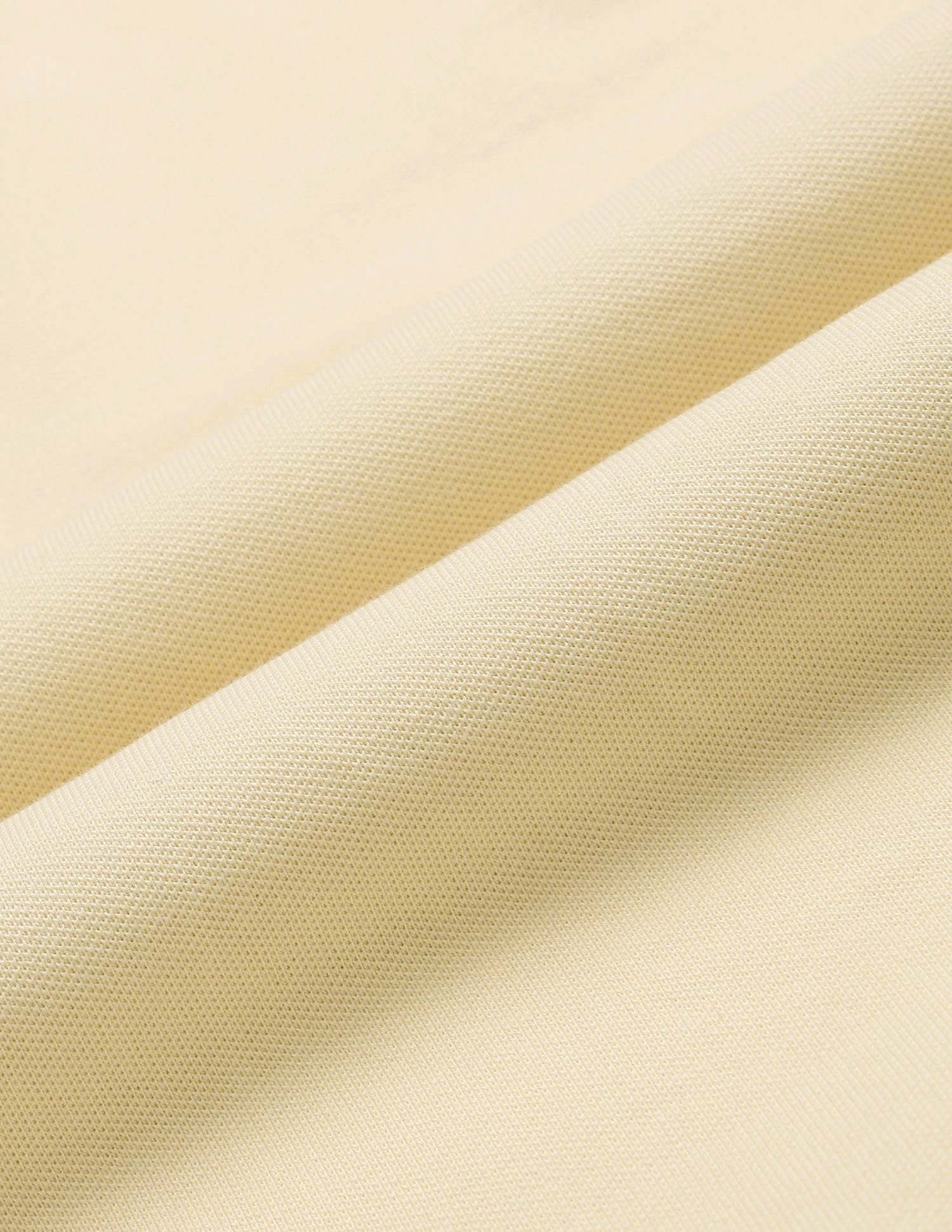 Regular Fit Solid Polo Shirt Ecru - U.S. Polo Assn. India | Large