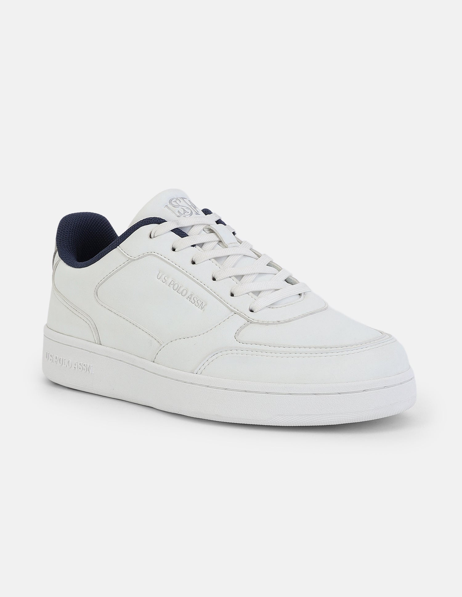 Colour Blocked Reina Sneakers White - U.S. Polo Assn. India | Large