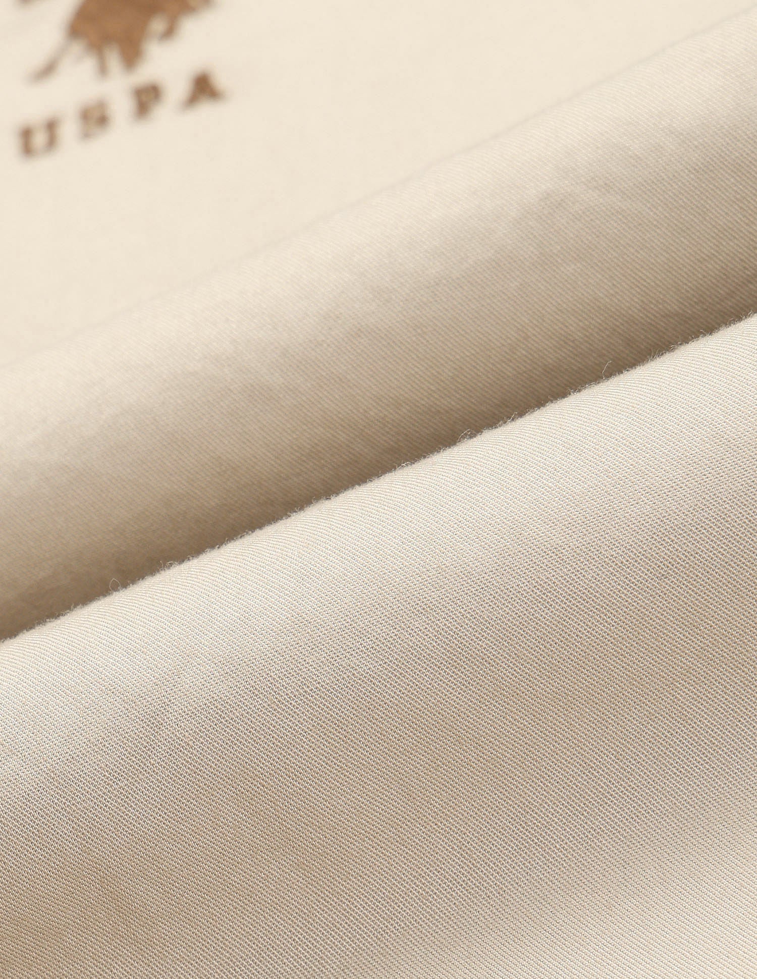 Regular Fit Twill Solid Shirt Khaki - U.S. POLO ASSN. | Large