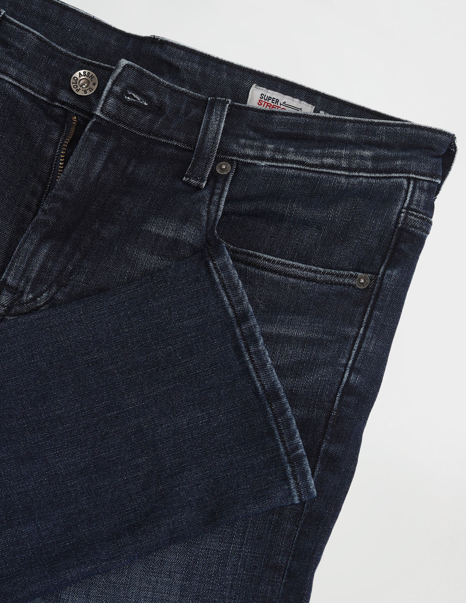Regallo Skinny Fit Blue Jeans Blue - U.S. Polo Assn. India | Large