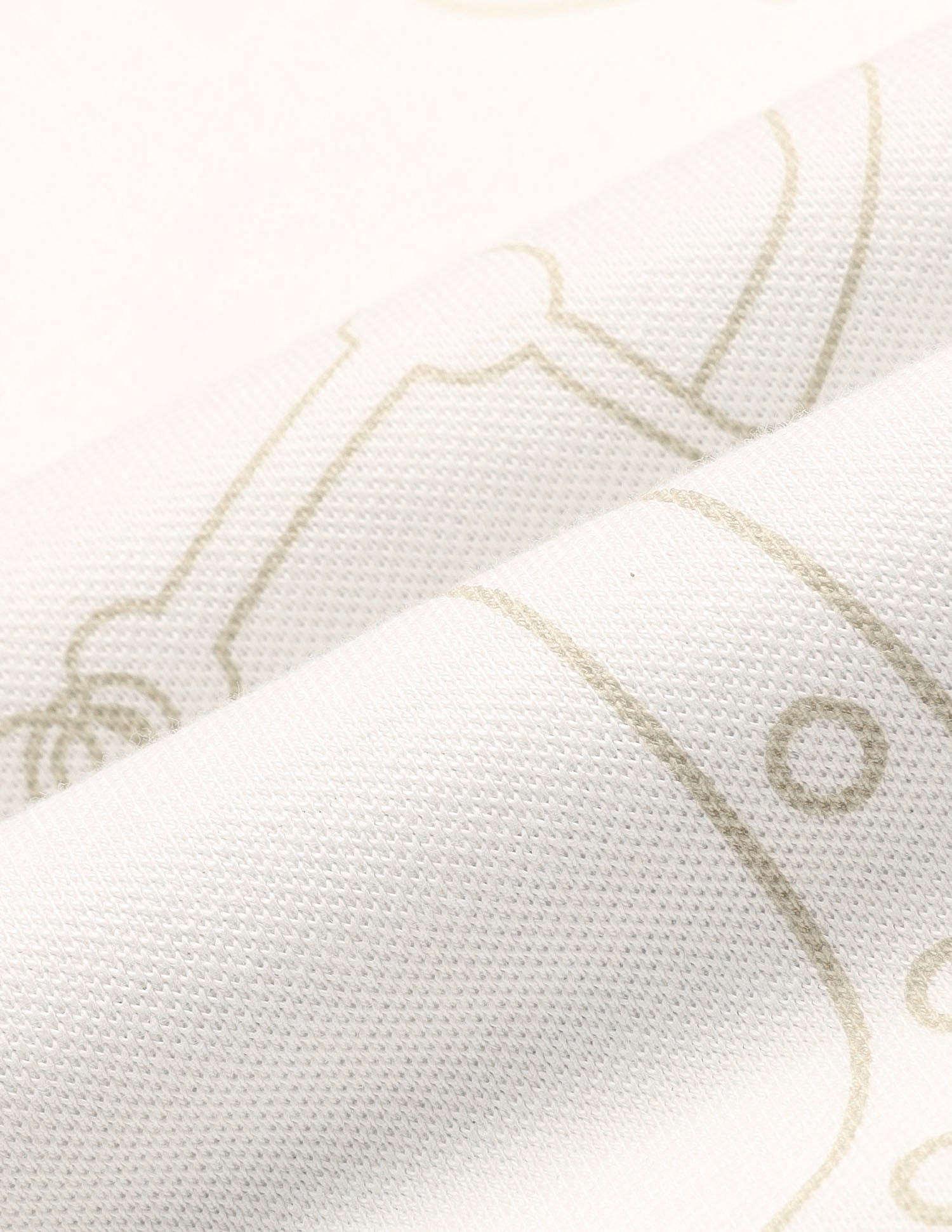 Graphic Motel On The Coast Polo Shirt Ivory - U.S. Polo Assn. India | Large