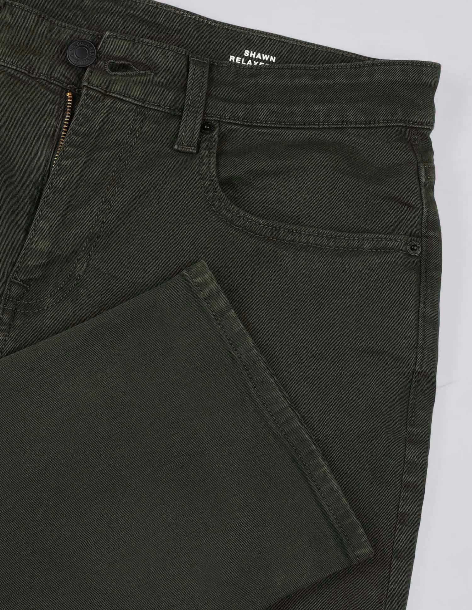 Shawn Relaxed Fit Green Jeans Olive - U.S. Polo Assn. India | Large