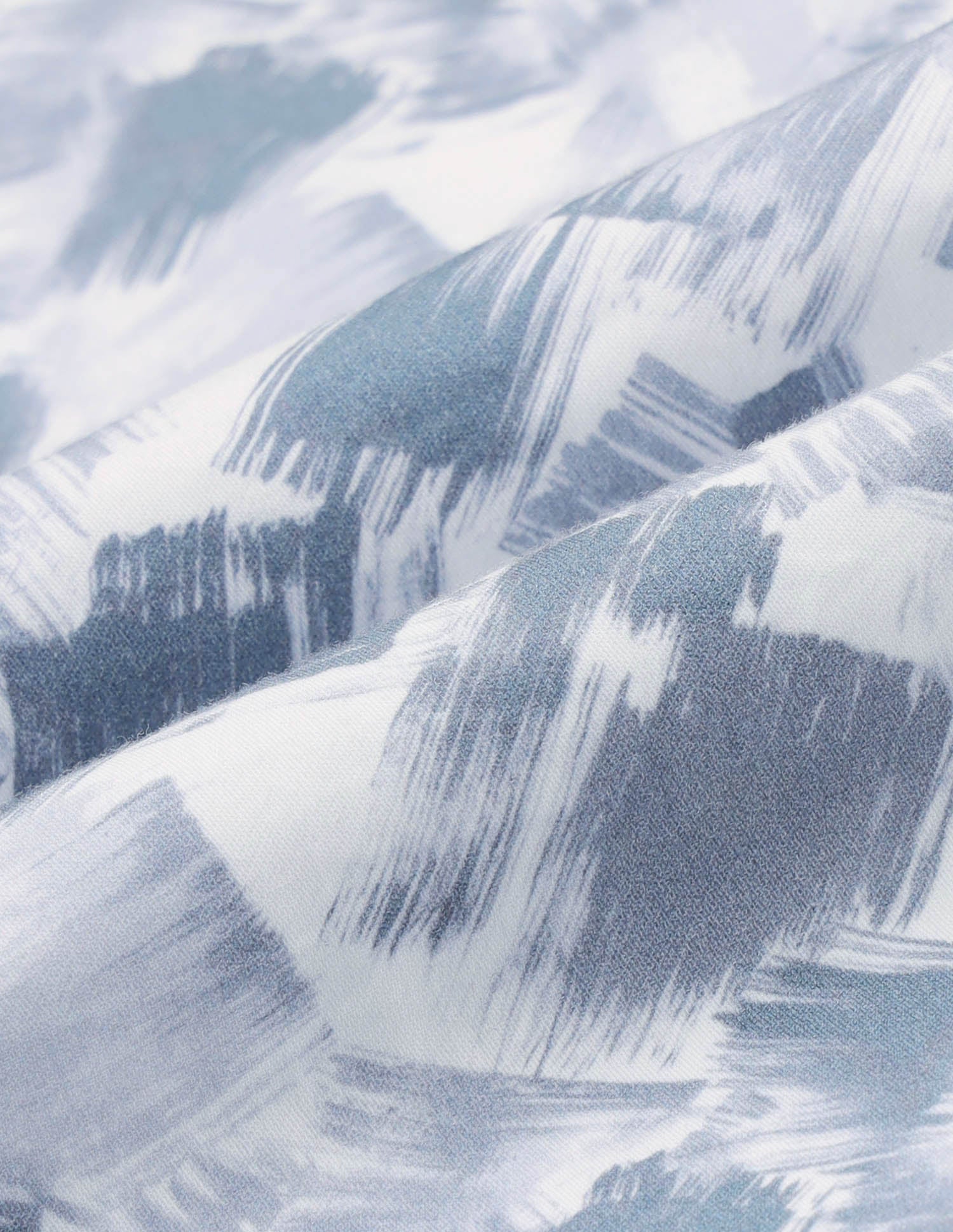 Boys Abstract Printed Satin Shirt Blue - U.S. POLO ASSN. | Large