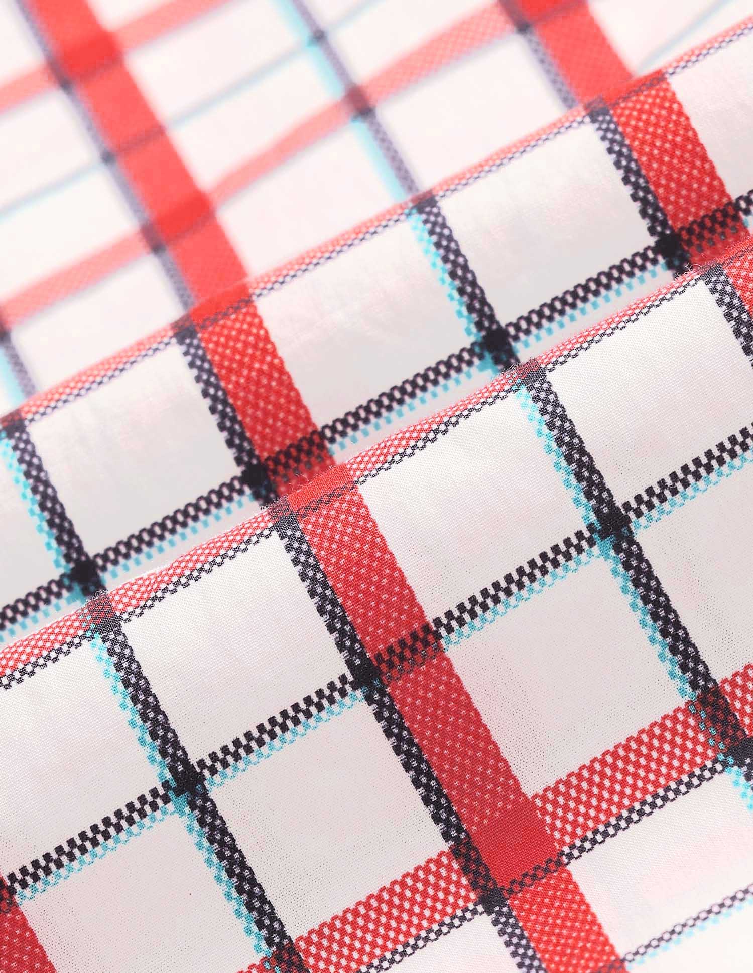 Cotton Tartan Check Casual Shirt Red - U.S. POLO ASSN. | Large