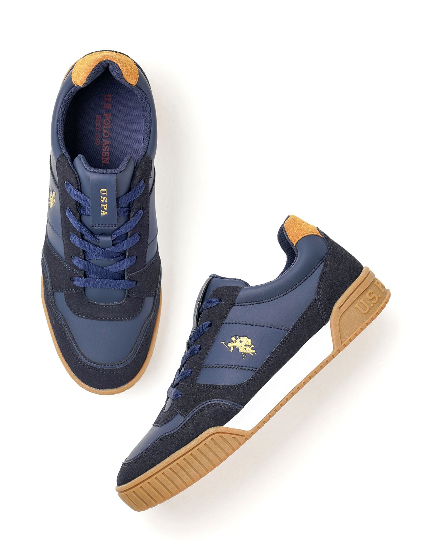 Men Rever Sneakers Navy - U.S. POLO ASSN. | Large