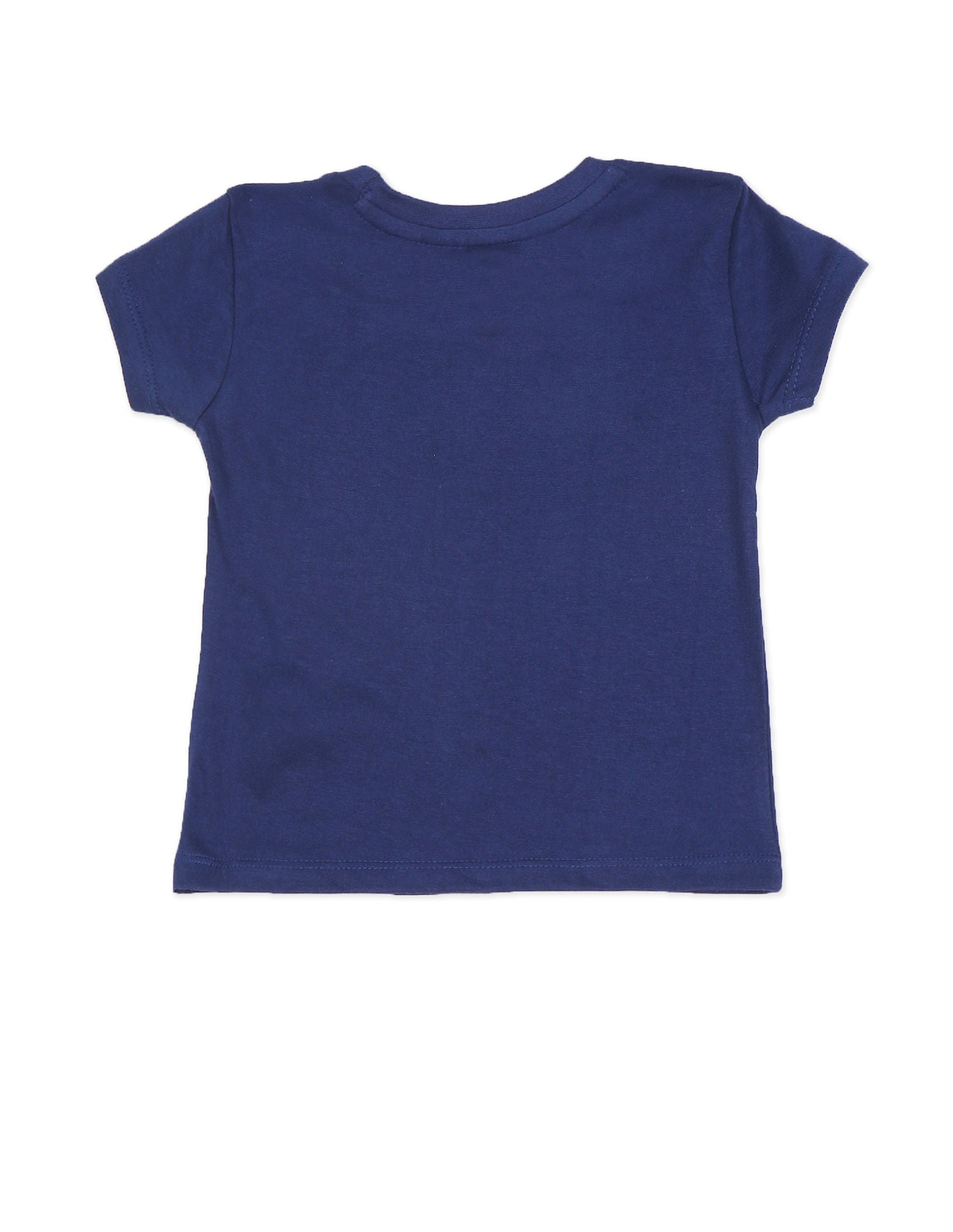 Crew Neck Glitter Logo T-Shirt Navy - U.S. POLO ASSN. | Large