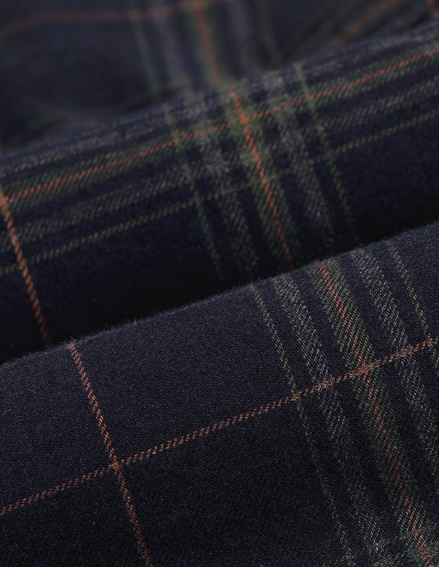 Plaid Checked Cotton Shirt Navy - U.S. Polo Assn. India | Large