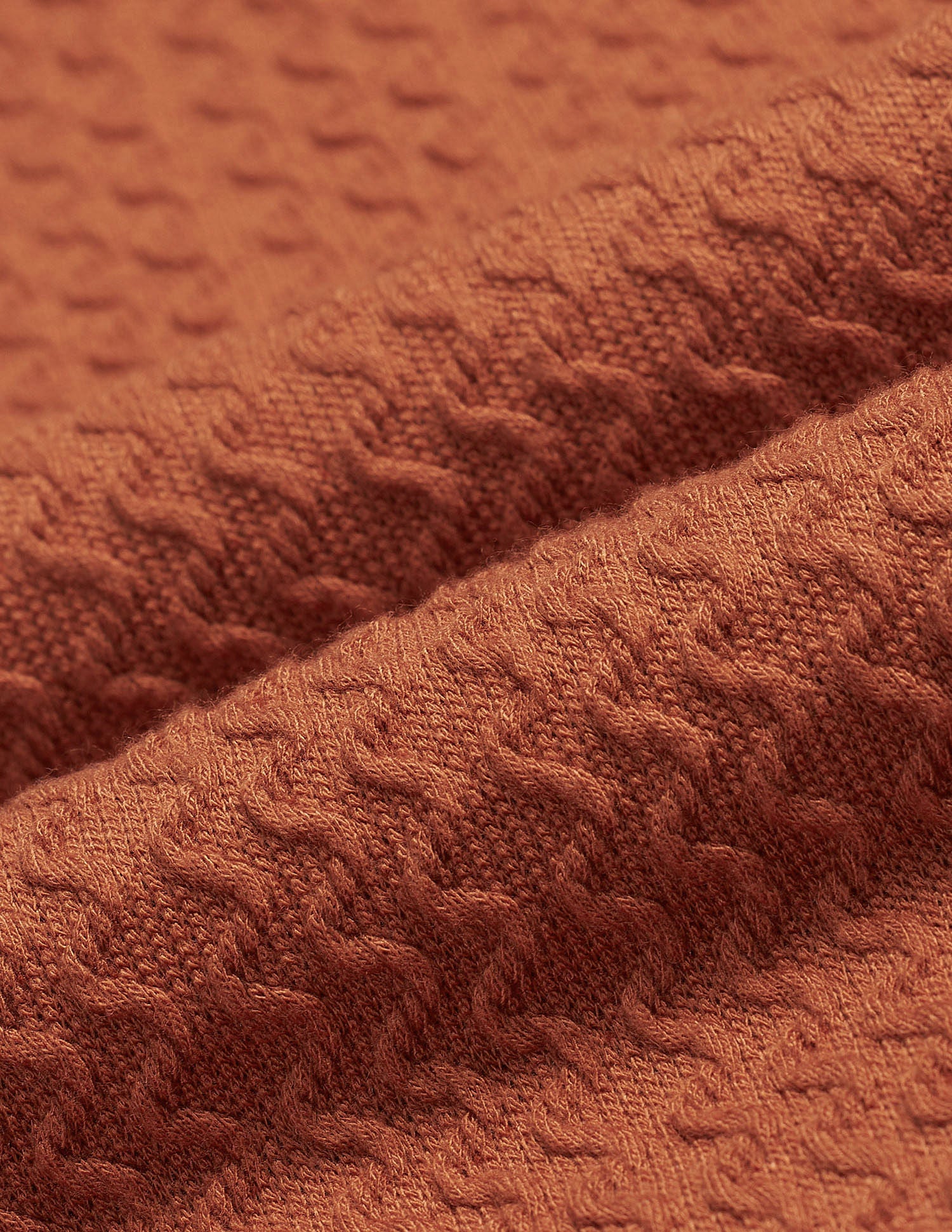 Textured Knit Contrast Collar Polo Shirt Rust - U.S. Polo Assn. India | Large