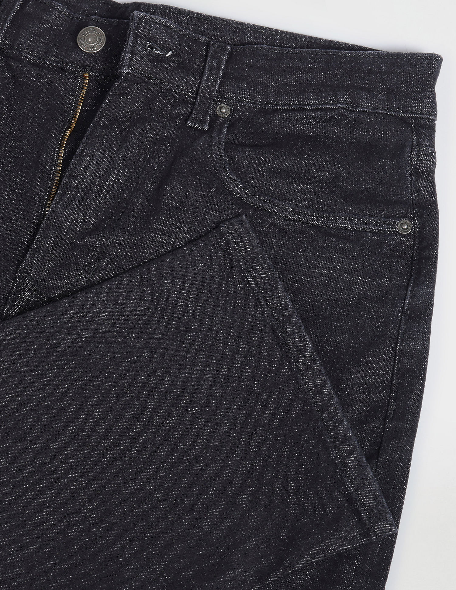 Connor Bootcut Fit Rinsed Jeans Black - U.S. Polo Assn. India | Large
