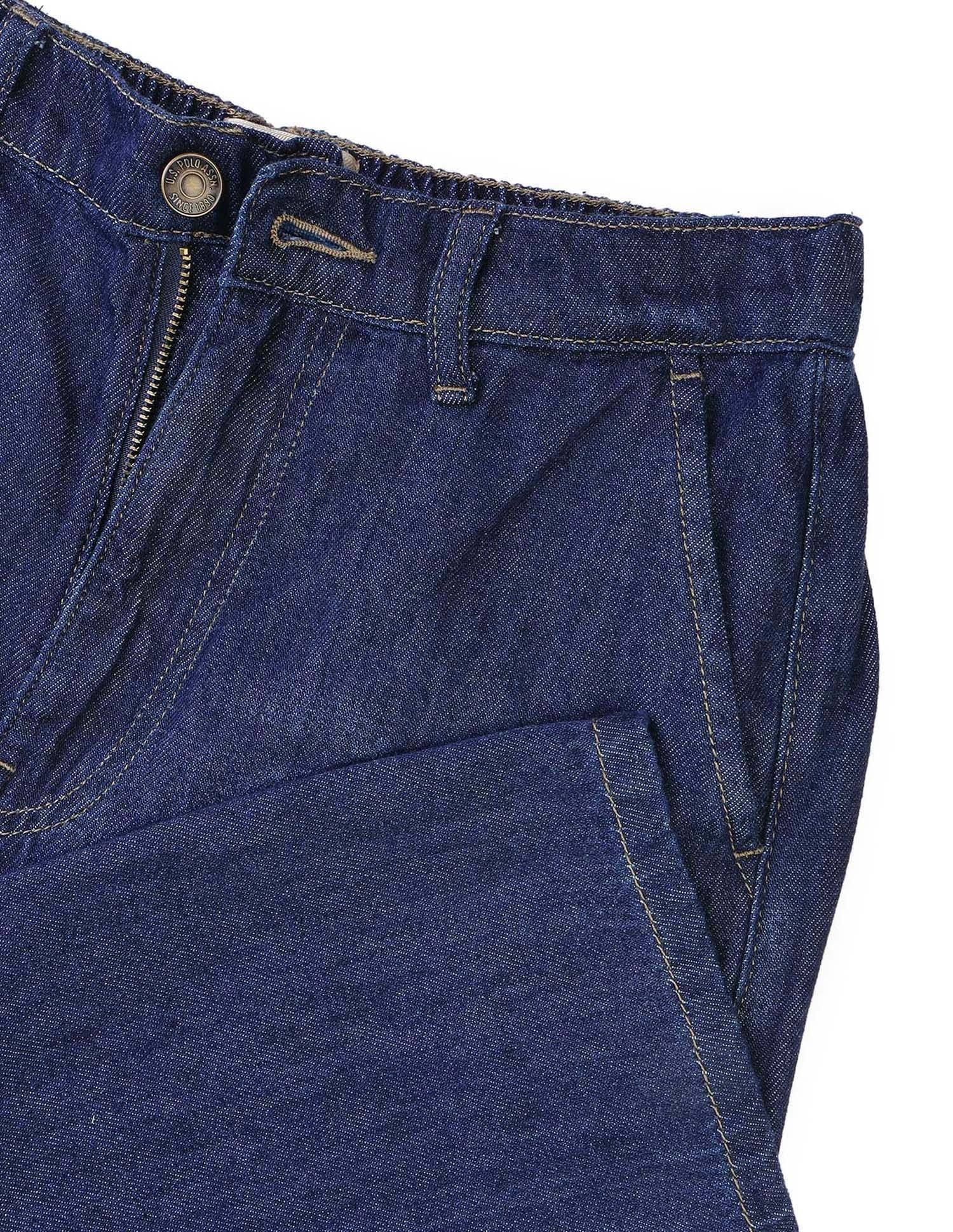 Baggy Fit Blue Jeans Dark Blue - U.S. Polo Assn. India | Large