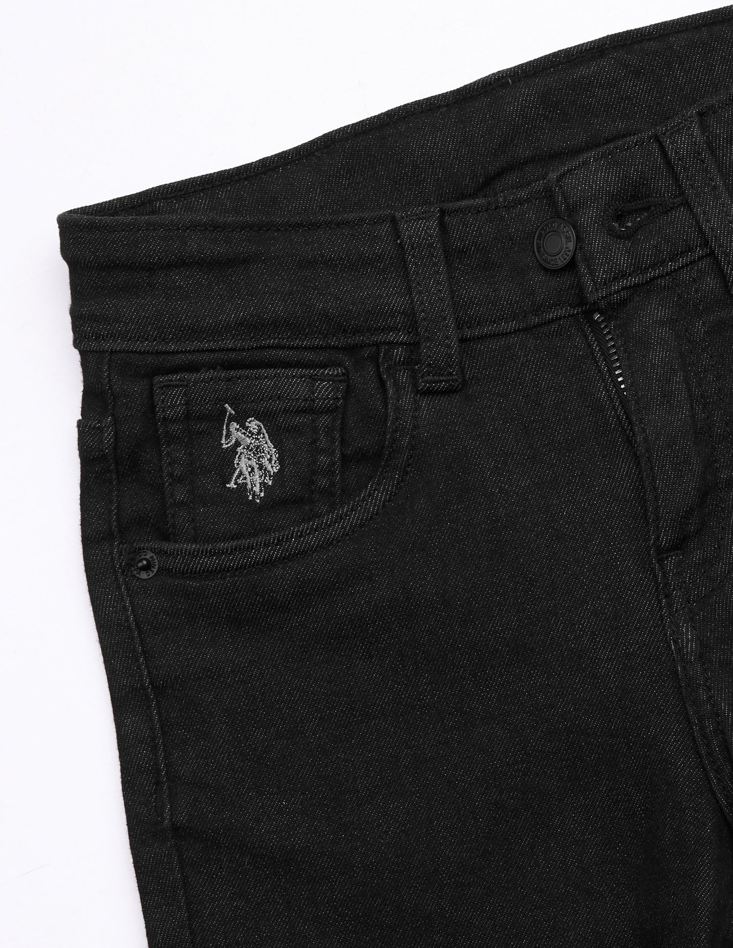 Connor Bootcut Fit Black Jeans Black - U.S. Polo Assn. India | Large