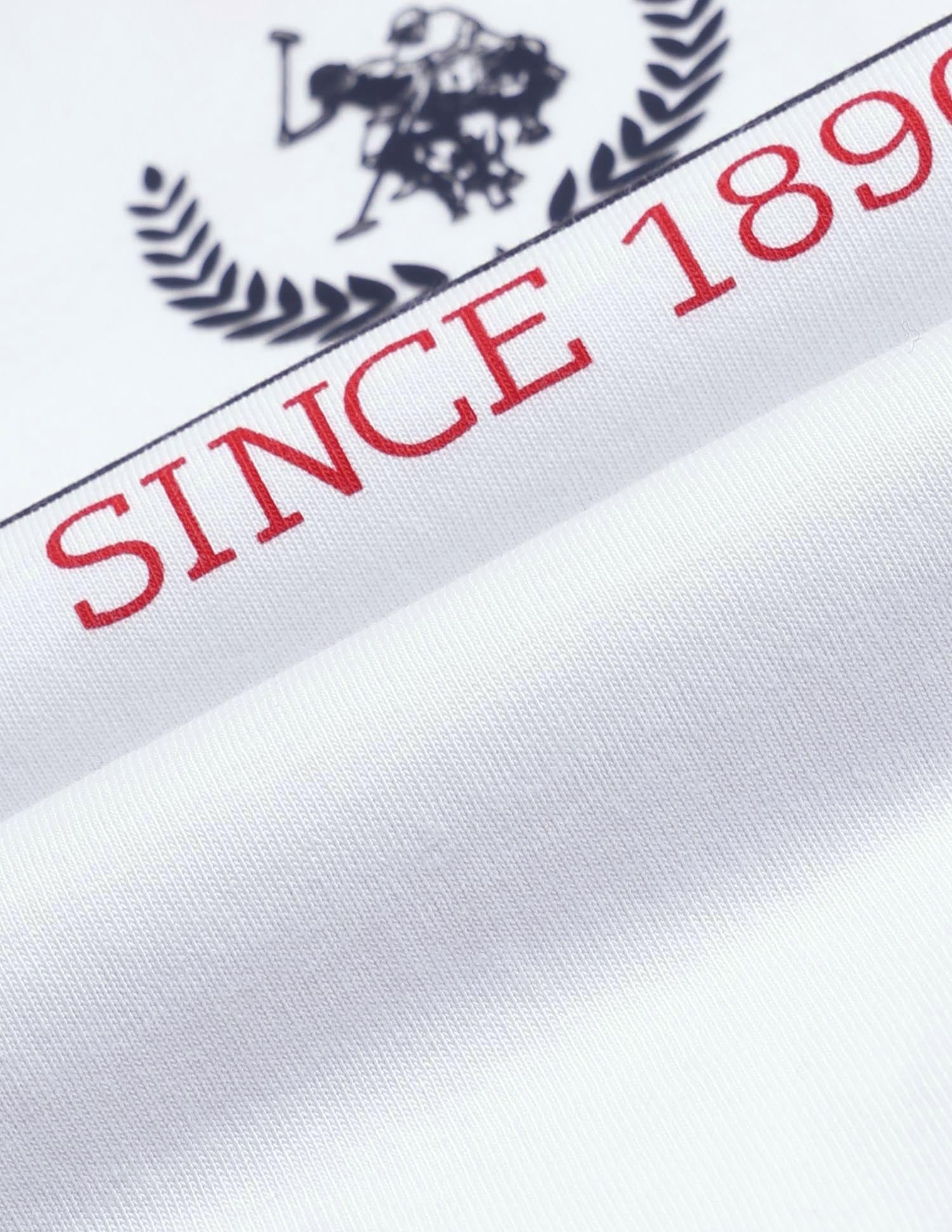 Boys Brand Printed Regular Fit T-Shirt White - U.S. POLO ASSN. | Large