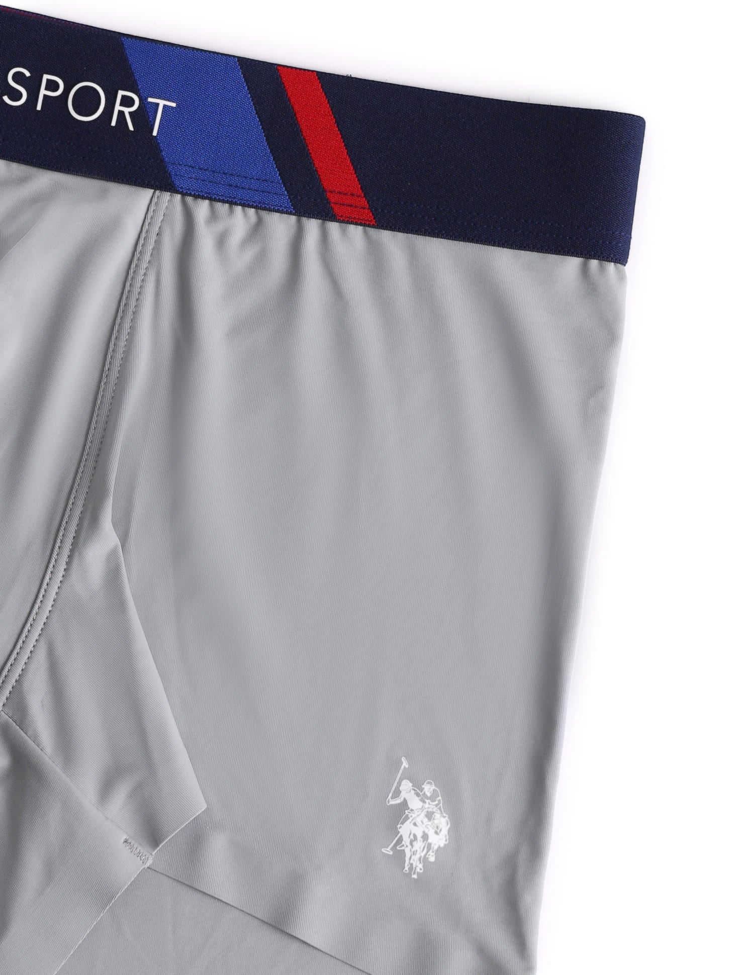 Micro Fibre High Stretch Trunk Light Grey - U.S. Polo Assn. India | Large