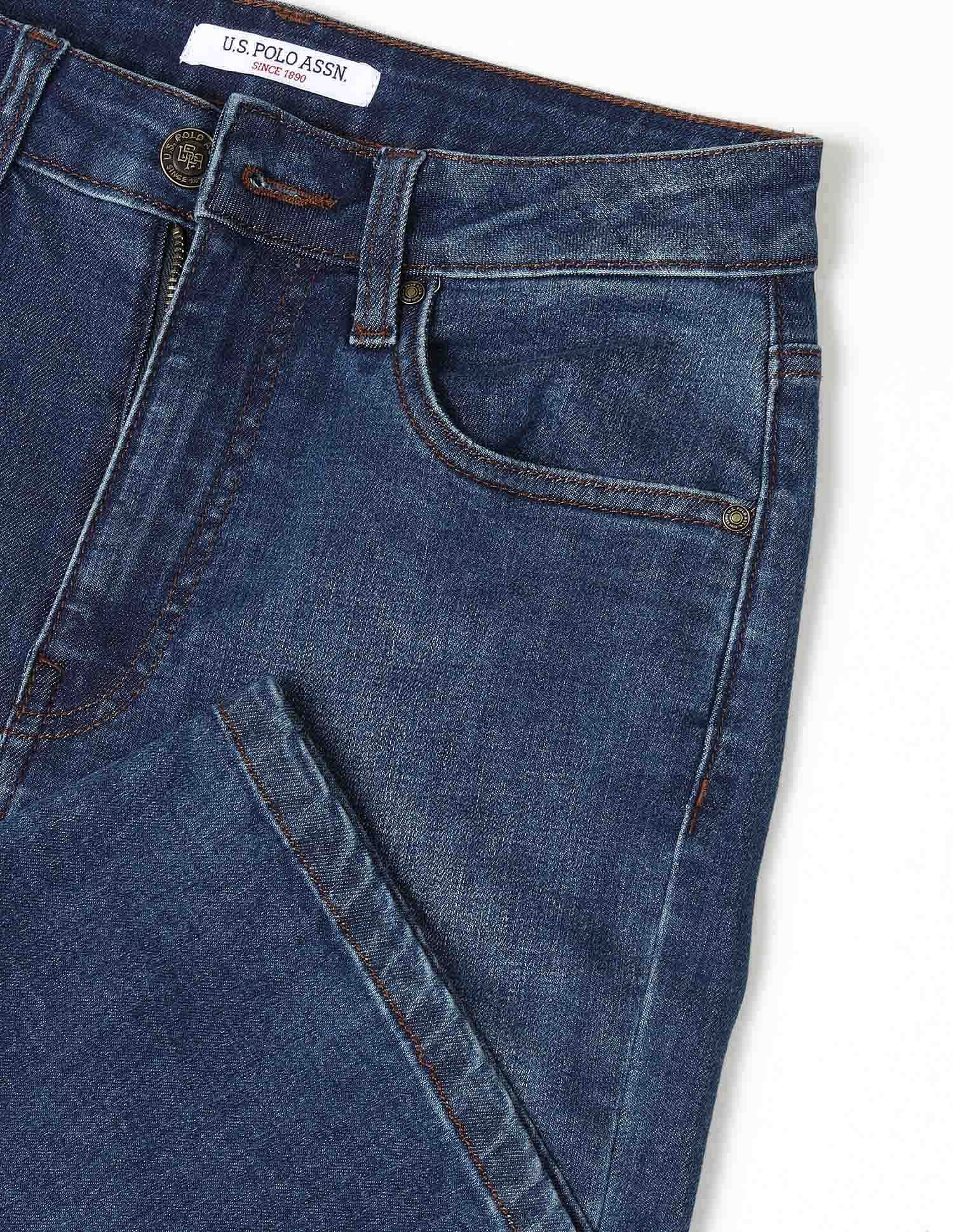 High Rise Bootcut Jeans Blue - U.S. Polo Assn. India | Large