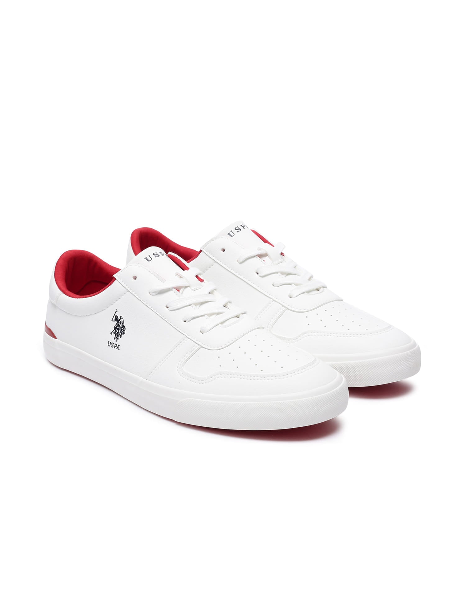 Men Britt 4.0 Solid Sneakers Off White - U.S. Polo Assn. India | Large