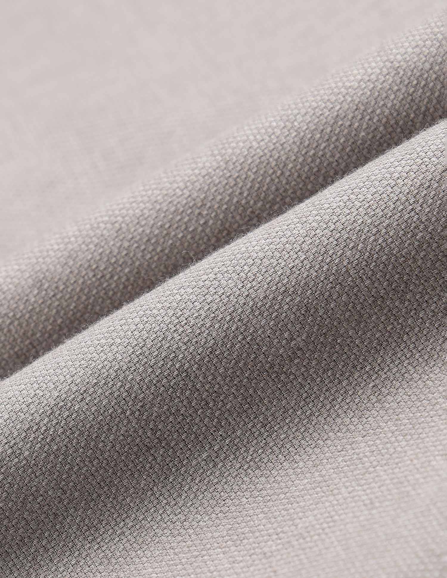 Tailored Fit Pure Cotton Dobby Shirt Grey - U.S. Polo Assn. India | Large