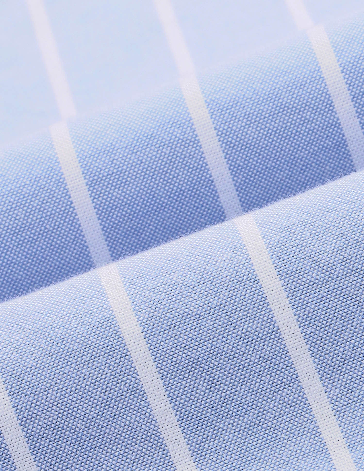 Striped Oxford Tailored Fit Shirt Blue - U.S. Polo Assn. India | Large