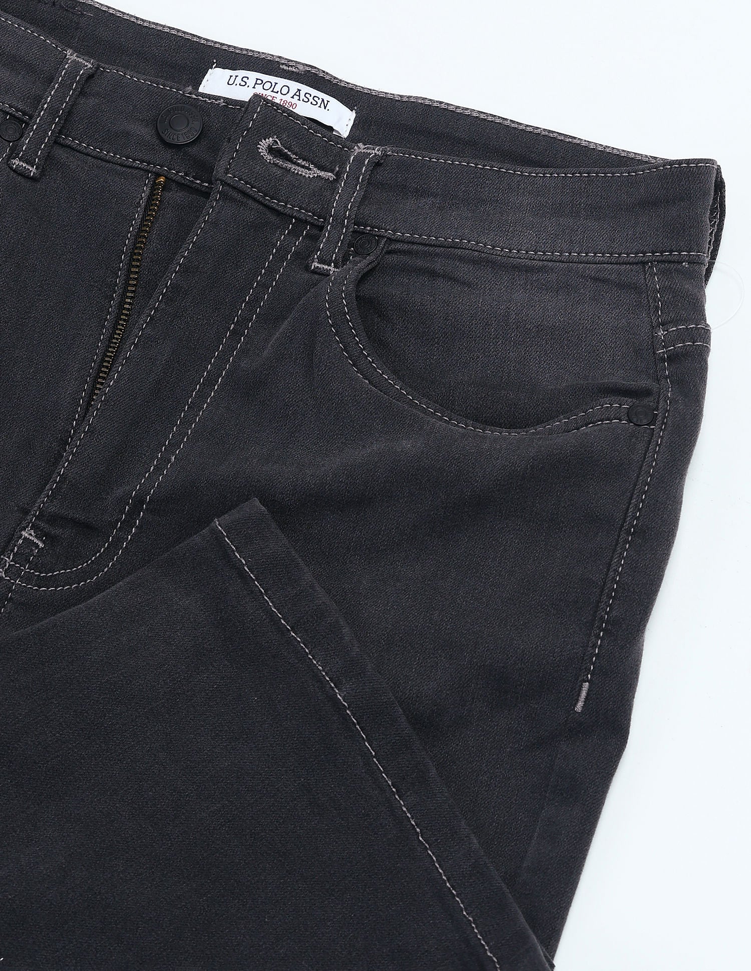 Ultra High Rise Bootcut Jeans Grey - U.S. Polo Assn. India | Large