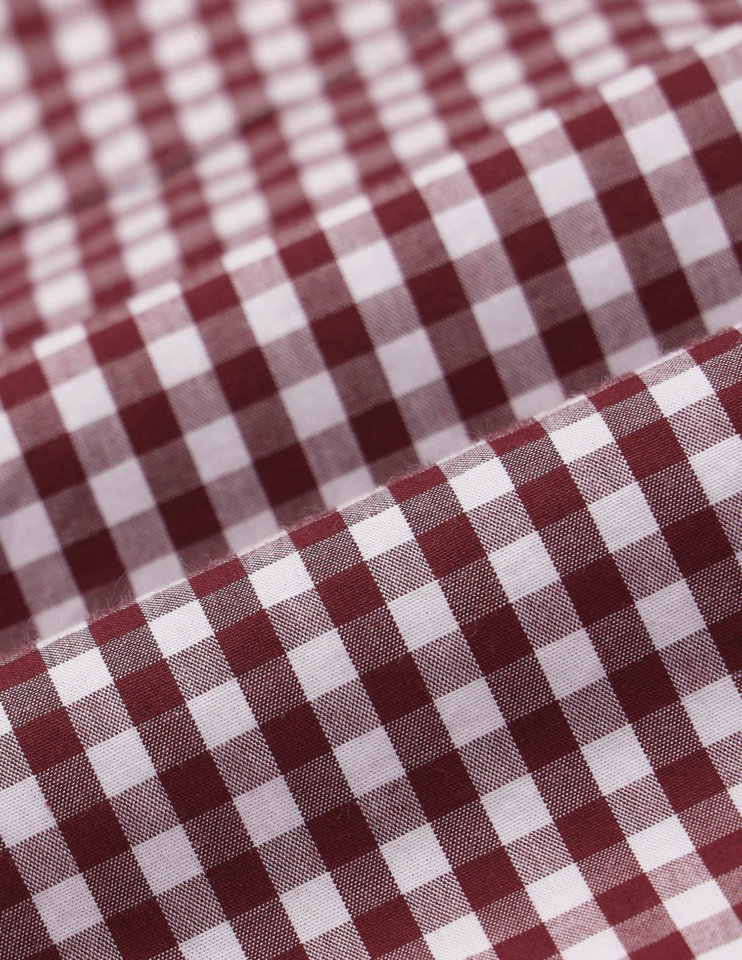 Buffalo Checked Poplin Shirt Maroon - U.S. Polo Assn. India | Large