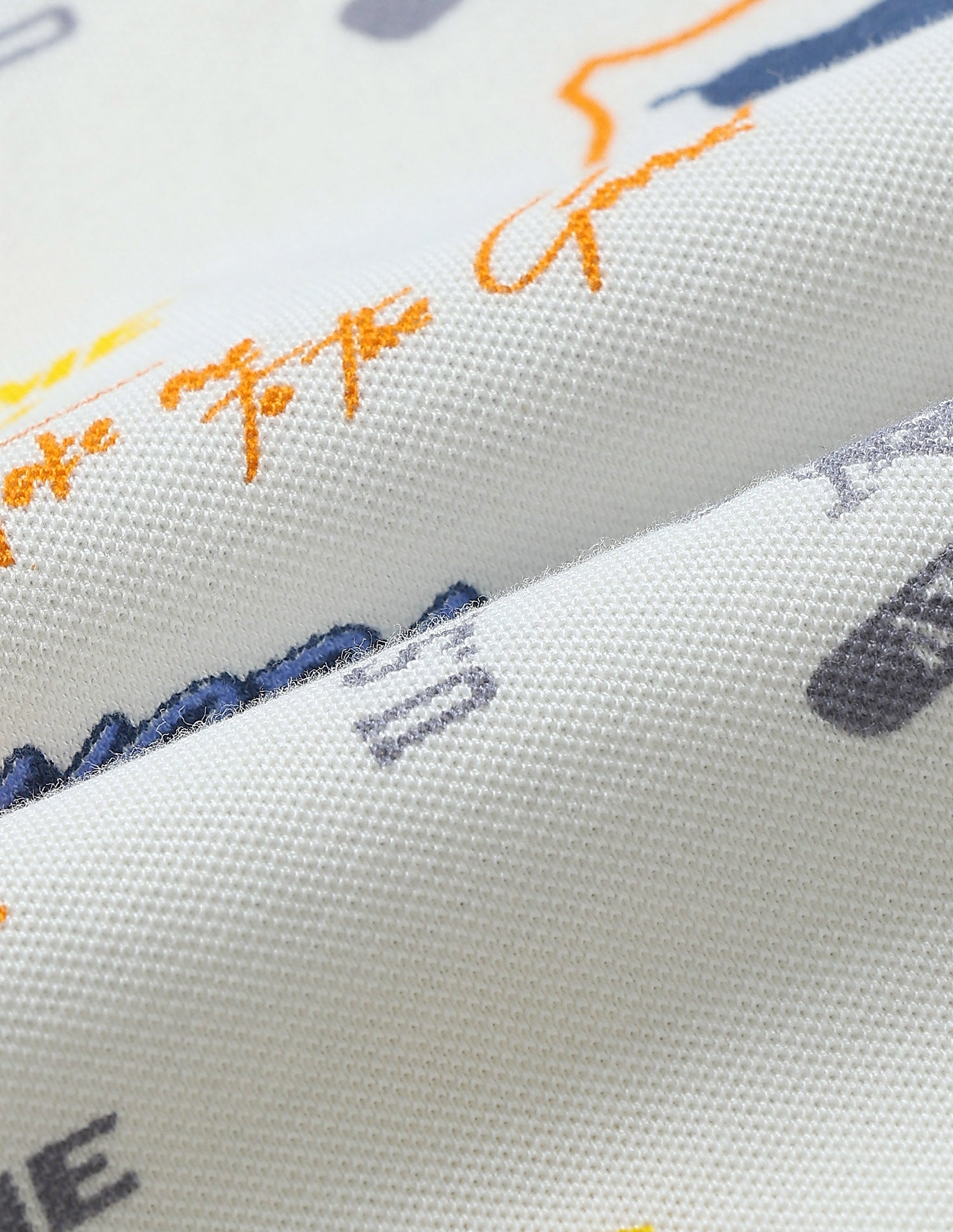 Graphic Brand Printed Regular Fit Polo Shirt White - U.S. Polo Assn. India | Large