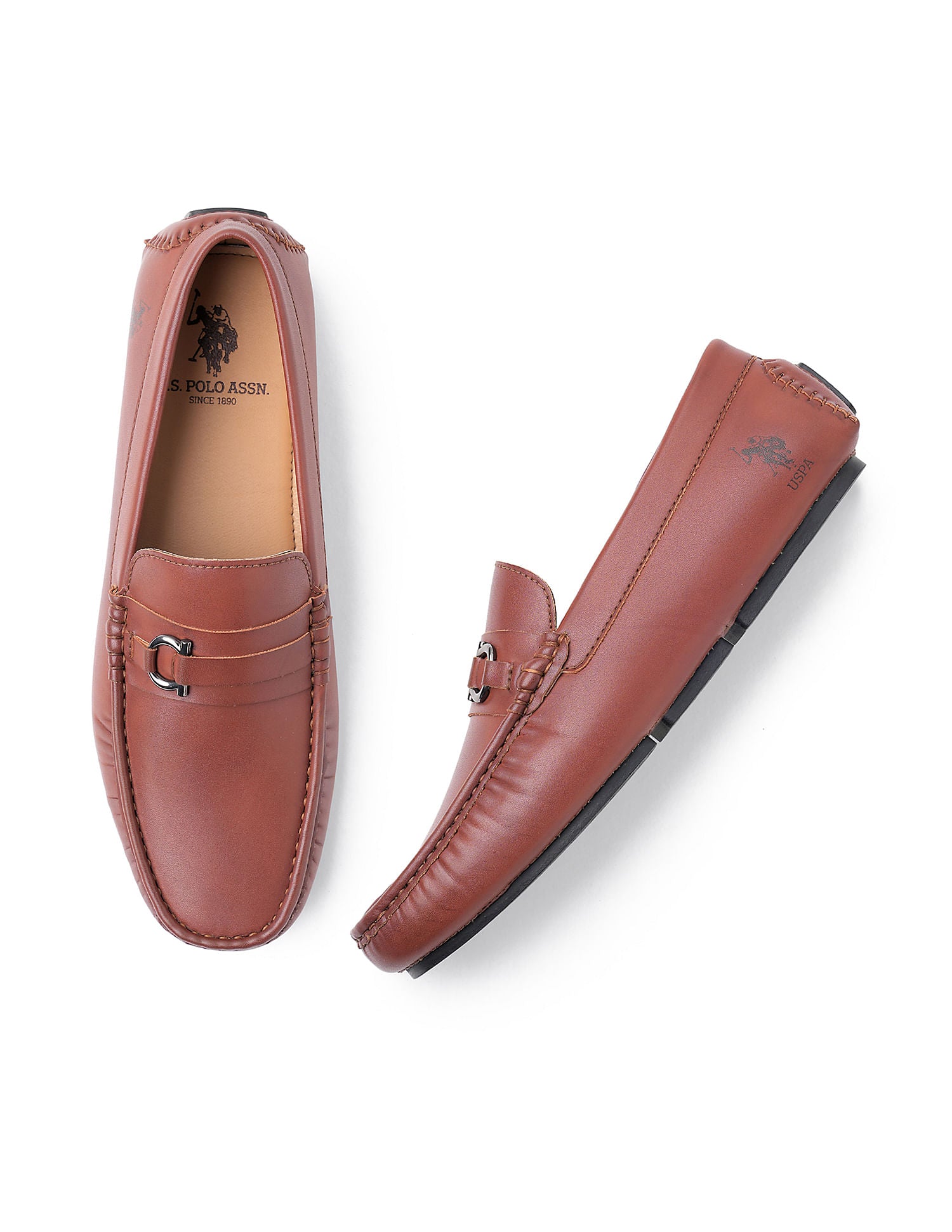 Men Solid Cronus 4.0 Slip On Shoes Tan - U.S. Polo Assn. India | Large