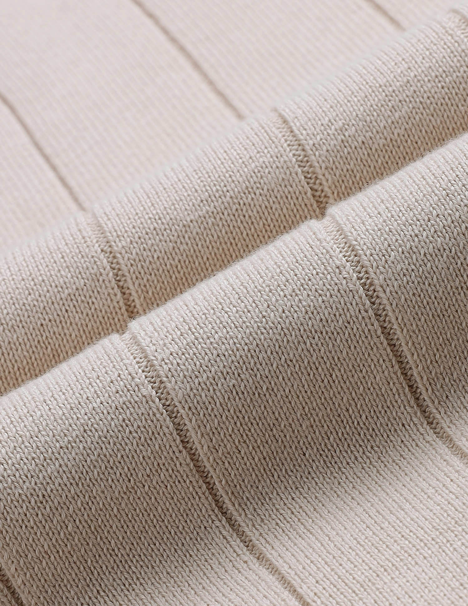 Vertical Striped Patterned Knit Sweater Beige - U.S. POLO ASSN. | Large