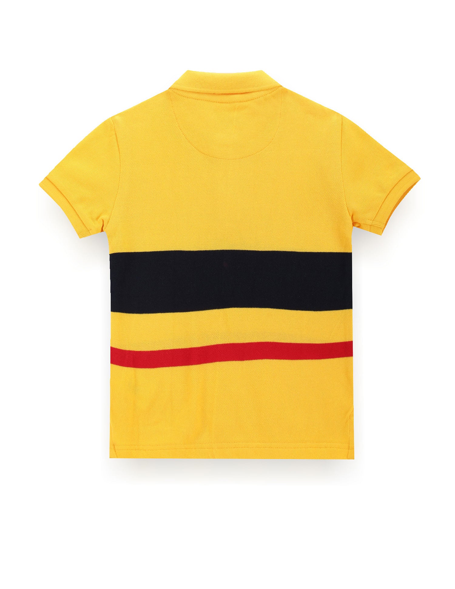 Boys Brand Stripe Polo Shirt Yellow - U.S. POLO ASSN. | Large