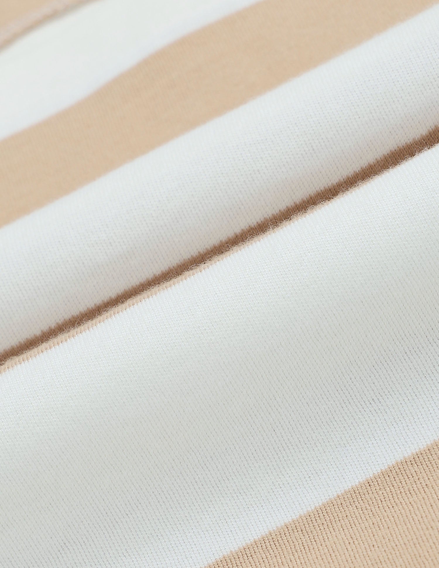 Boys Horizontal Striped Regular Fit Polo Shirt Light Brown - U.S. POLO ASSN. | Large