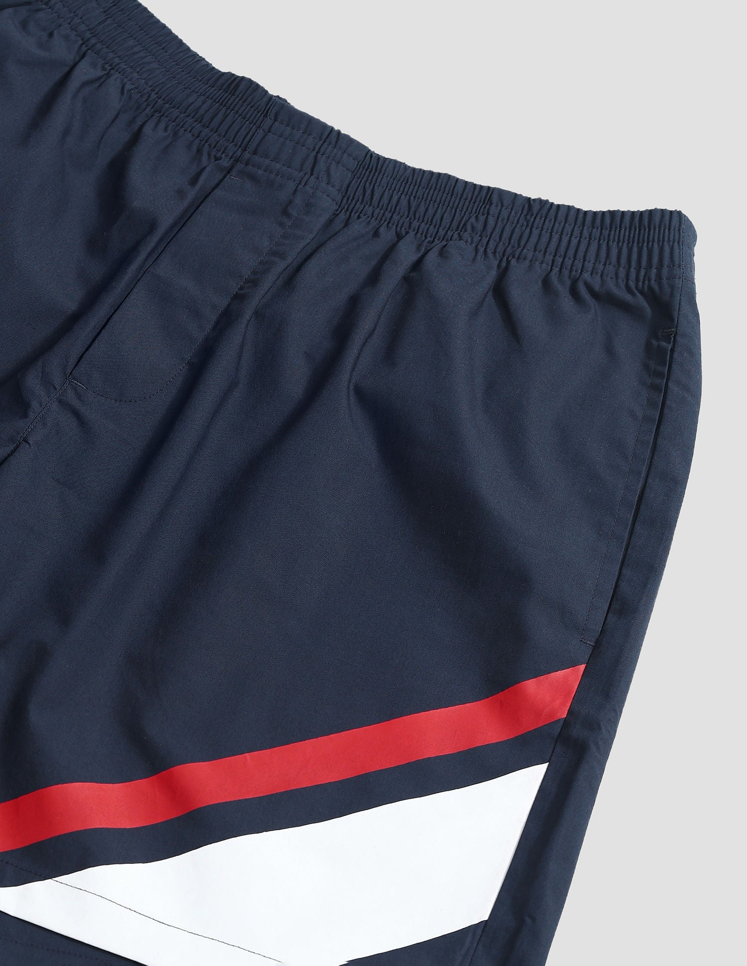 Mid Rise Solid OEX06 Shorts - Pack Of 1 Navy Paneled - U.S. POLO ASSN. | Large