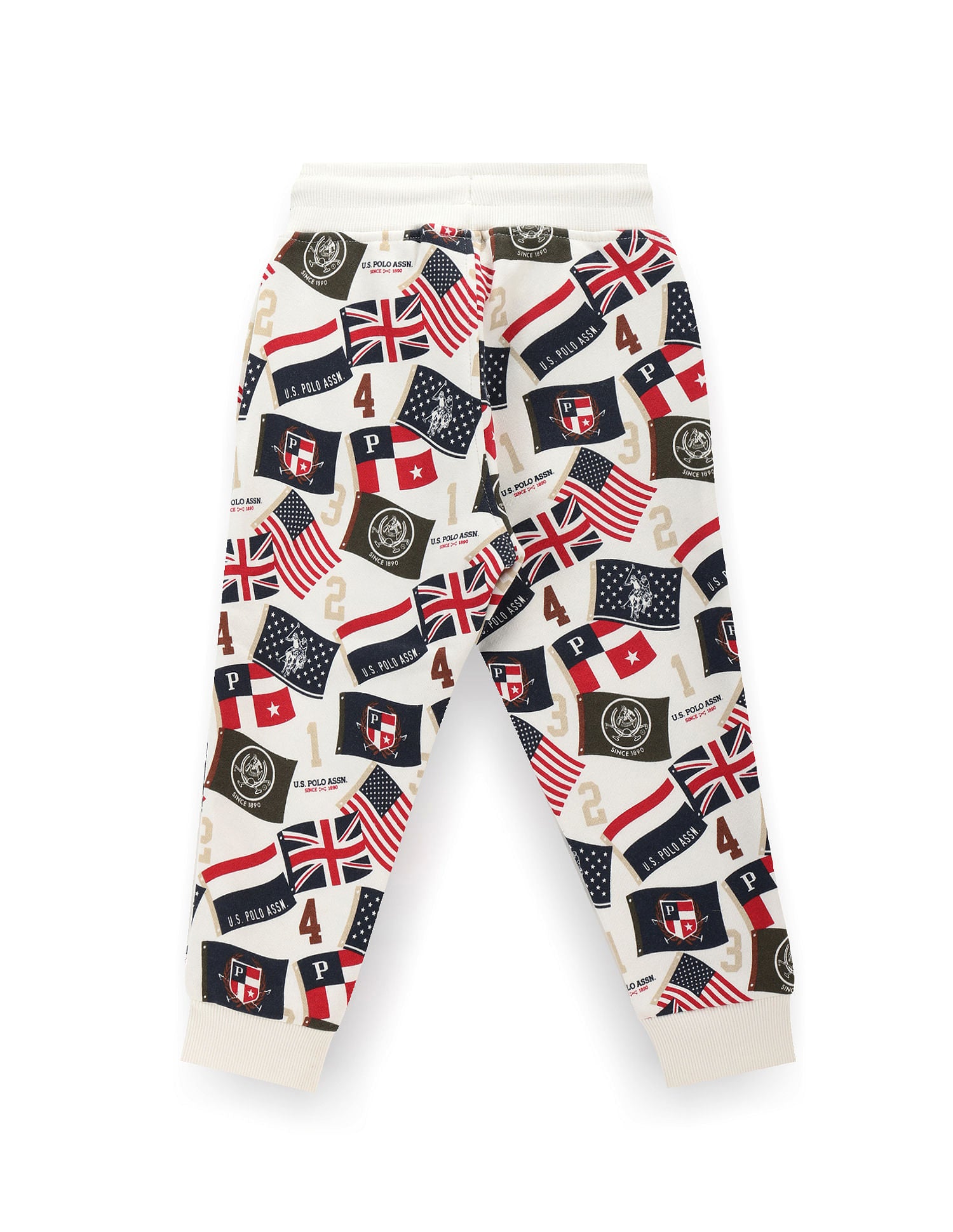 Boys Flag Print Track Pant White - U.S. POLO ASSN. | Large