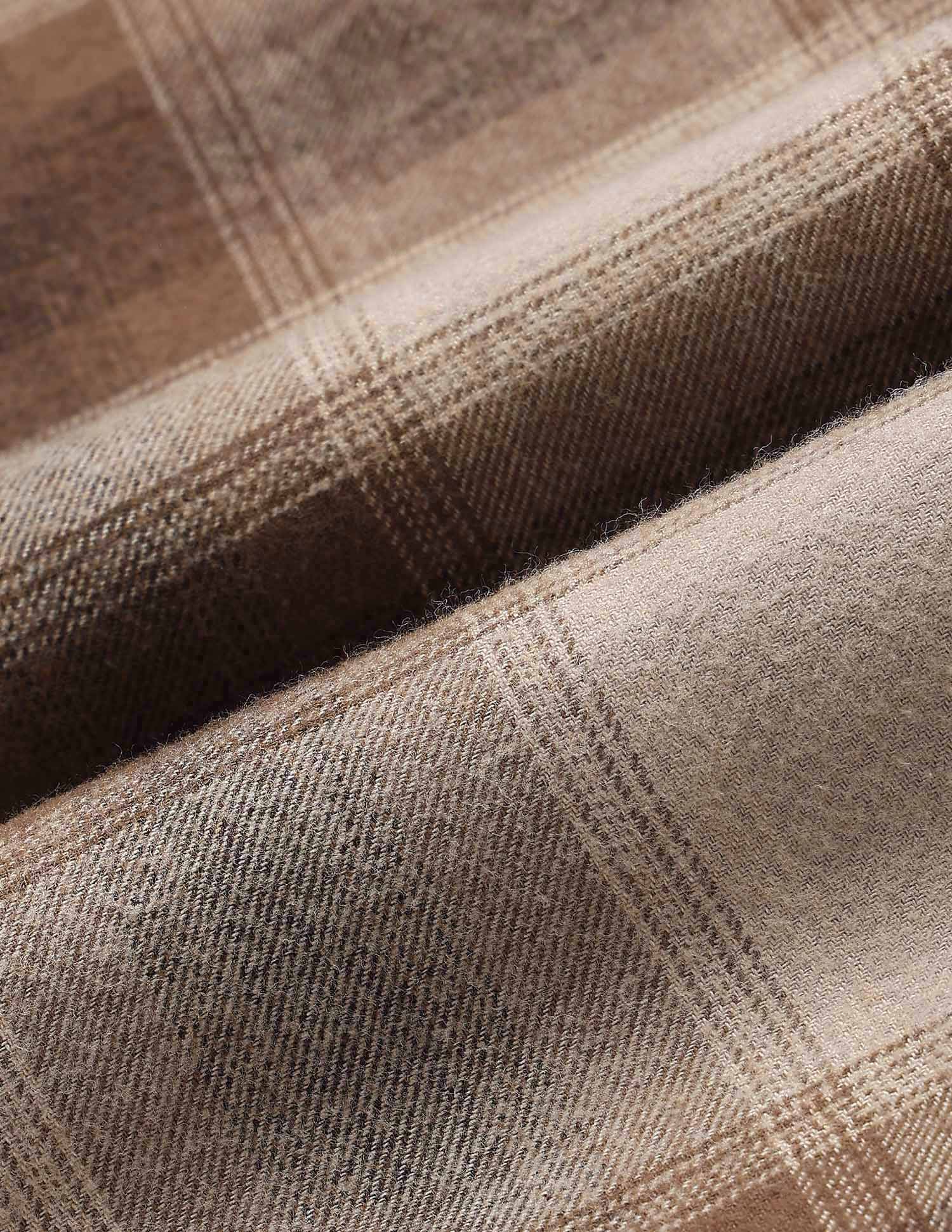 Twill Tartan Checked Shirt Khaki - U.S. POLO ASSN. | Large