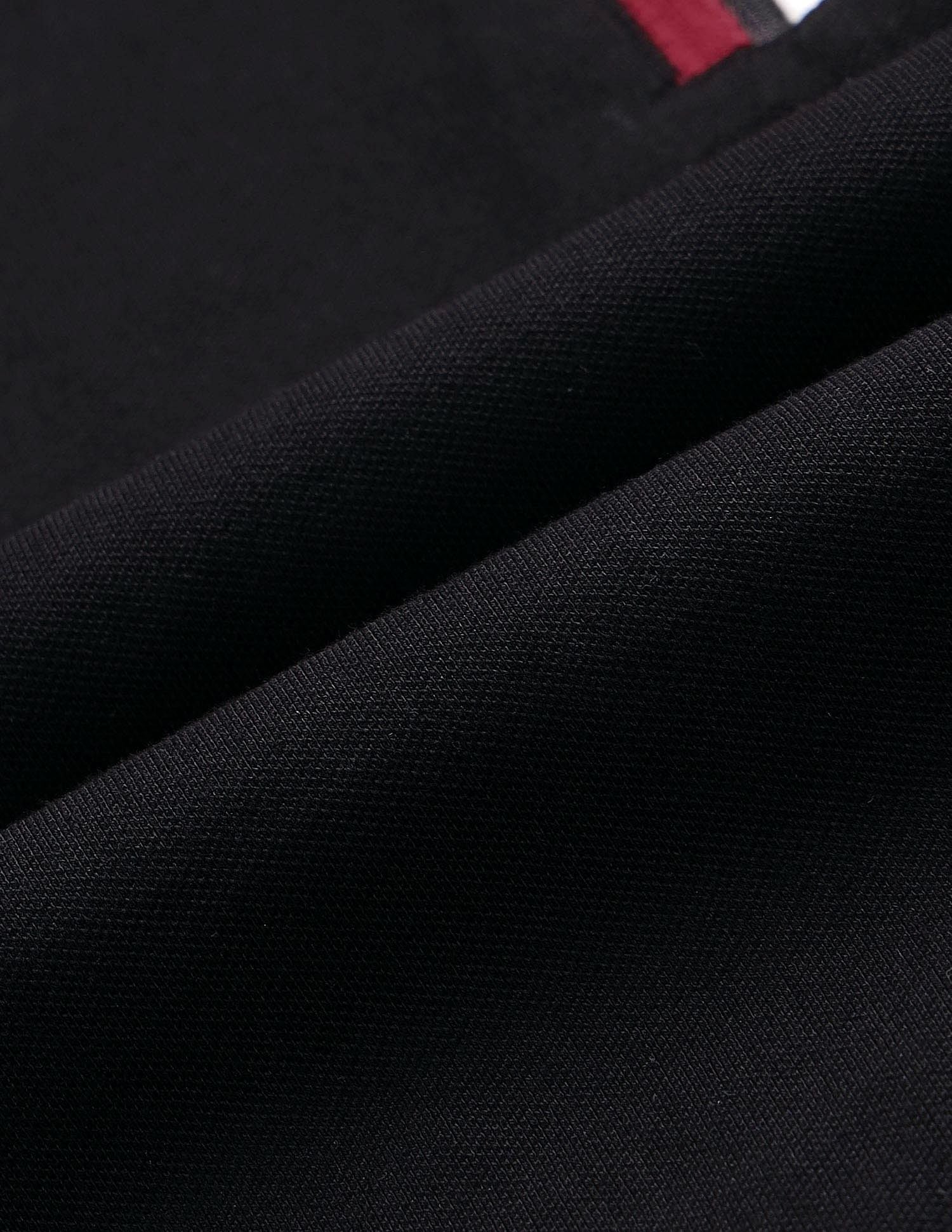 Regular Fit Solid Polo Shirt Black - U.S. POLO ASSN. | Large