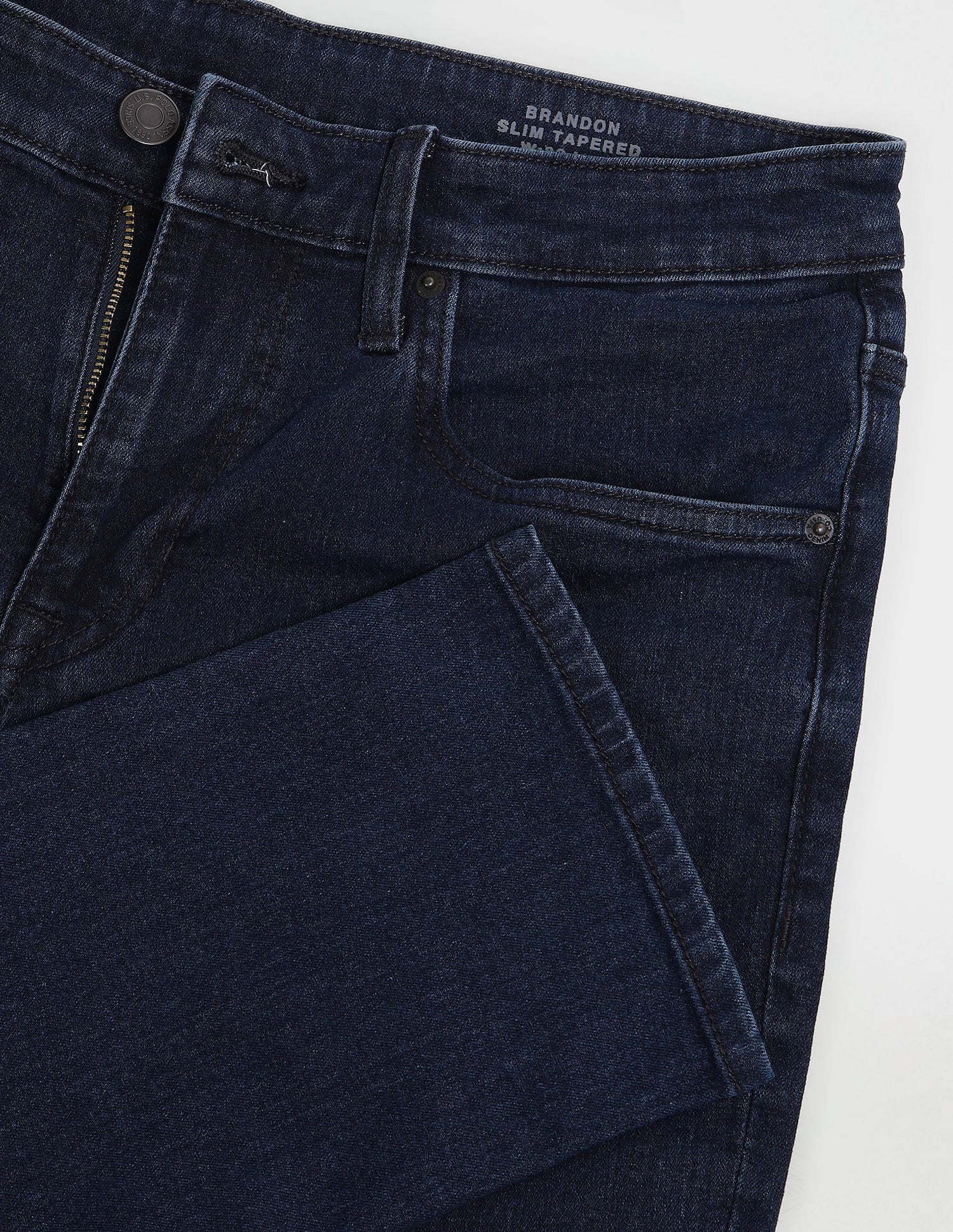 Brandon Slim Tapered Blue Jeans Blue - U.S. Polo Assn. India | Large
