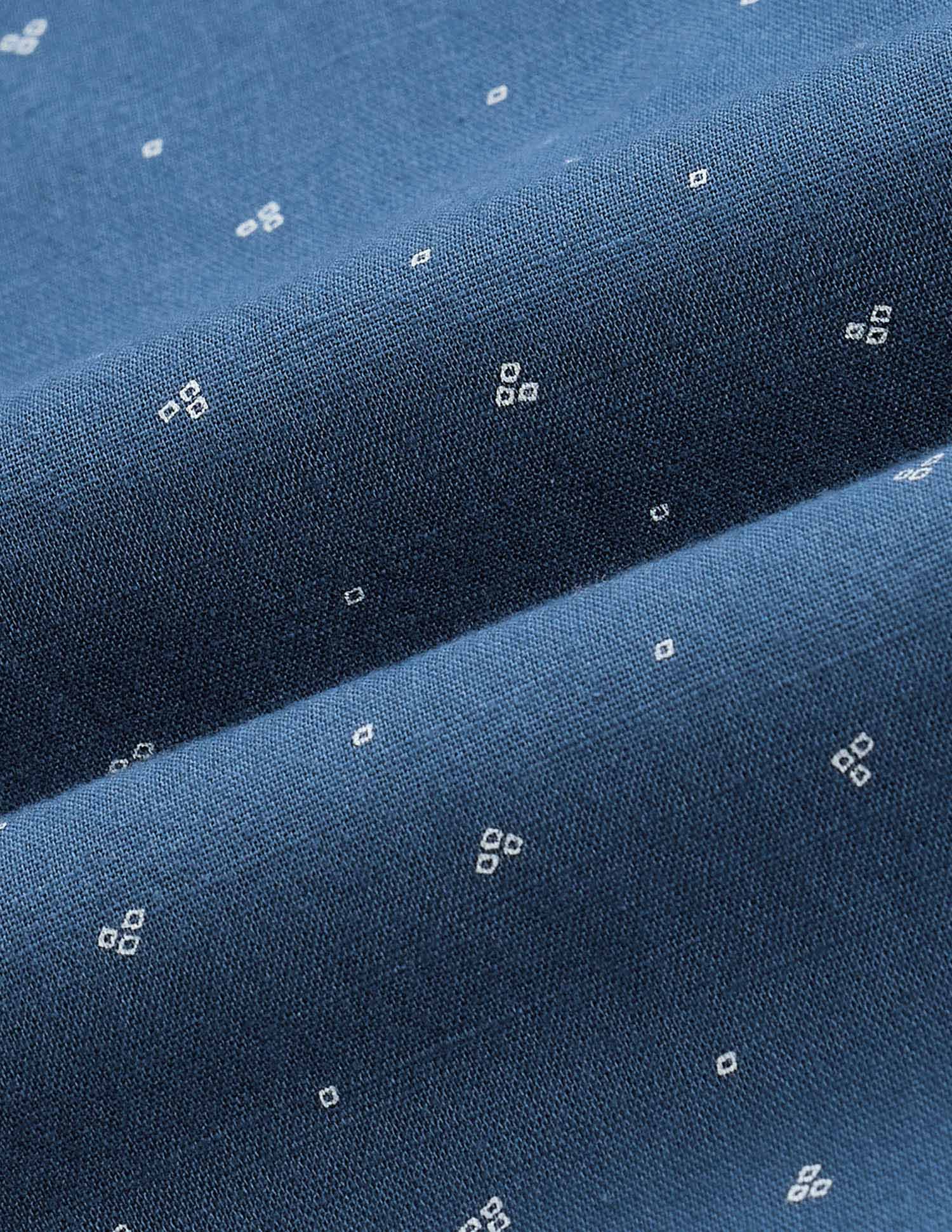 Geometric Tailored Fit Shirt Blue - U.S. POLO ASSN. | Large