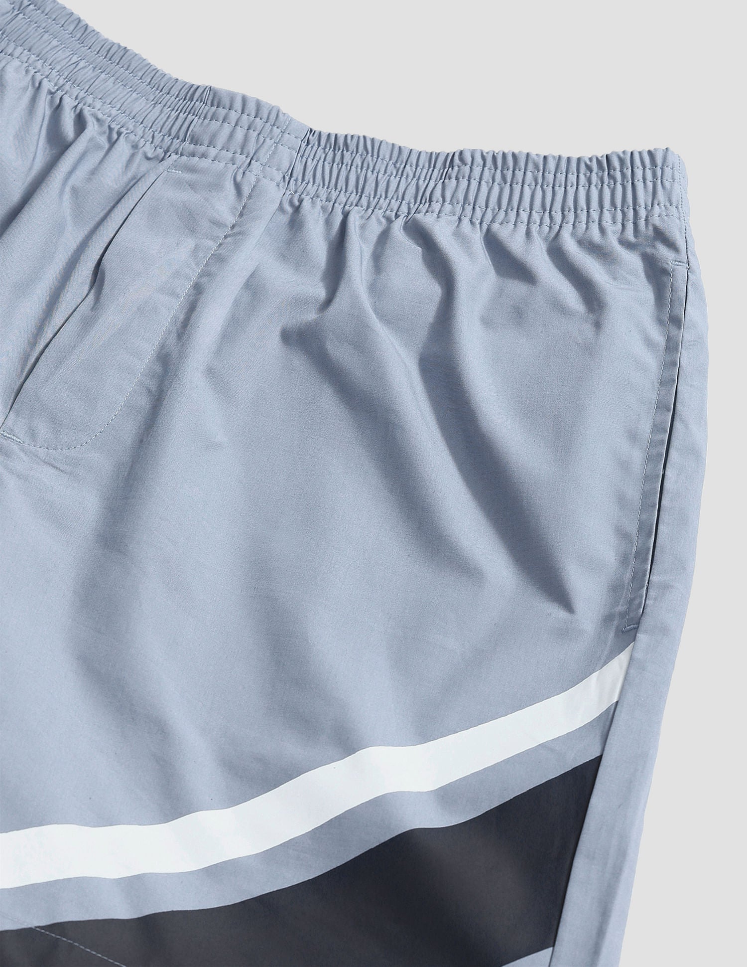 Mid Rise Solid OEX06 Shorts - Pack Of 1 Dusty Blue - U.S. POLO ASSN. | Large