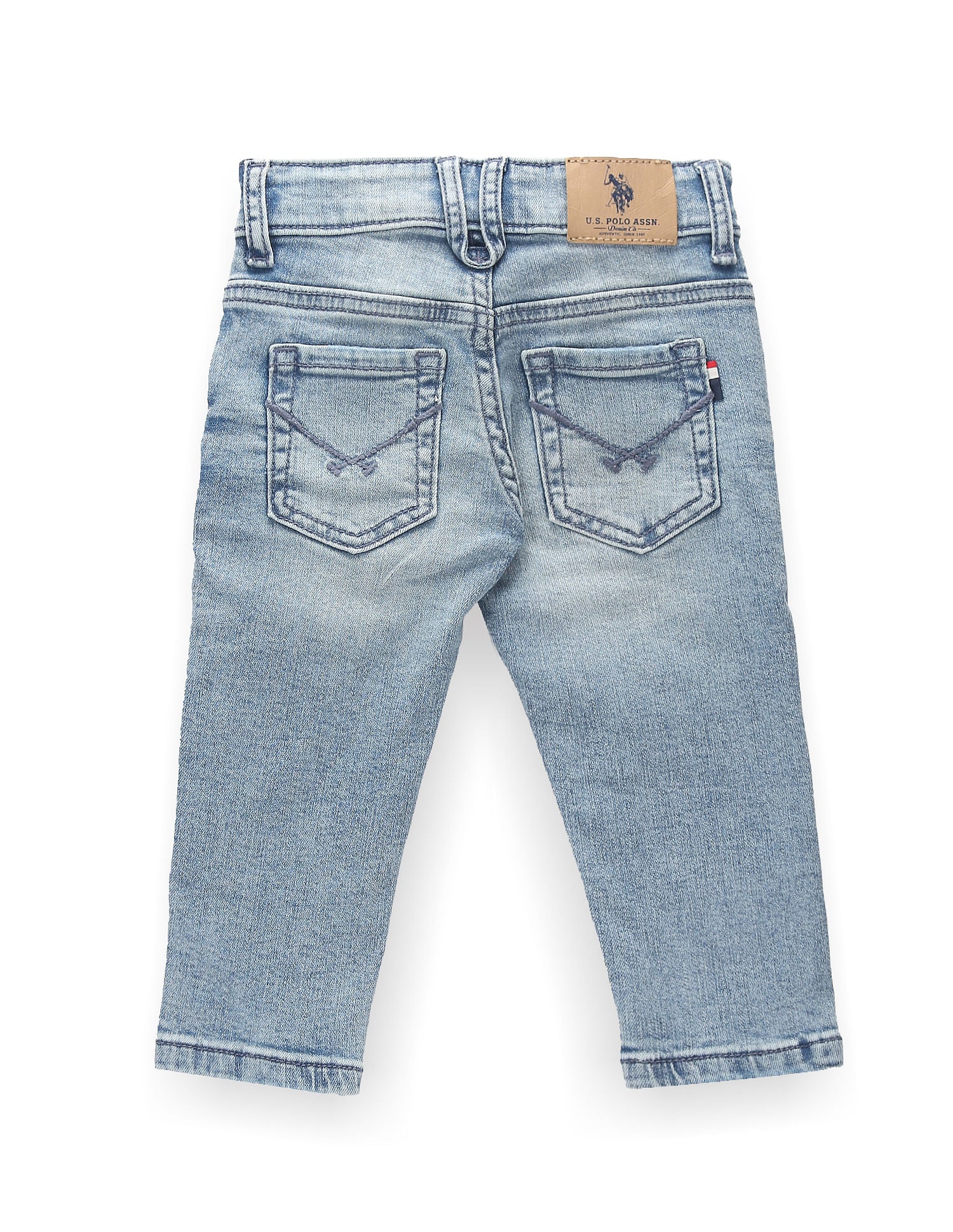 Boys Distressed Jeans Blue - U.S. POLO ASSN. | Large