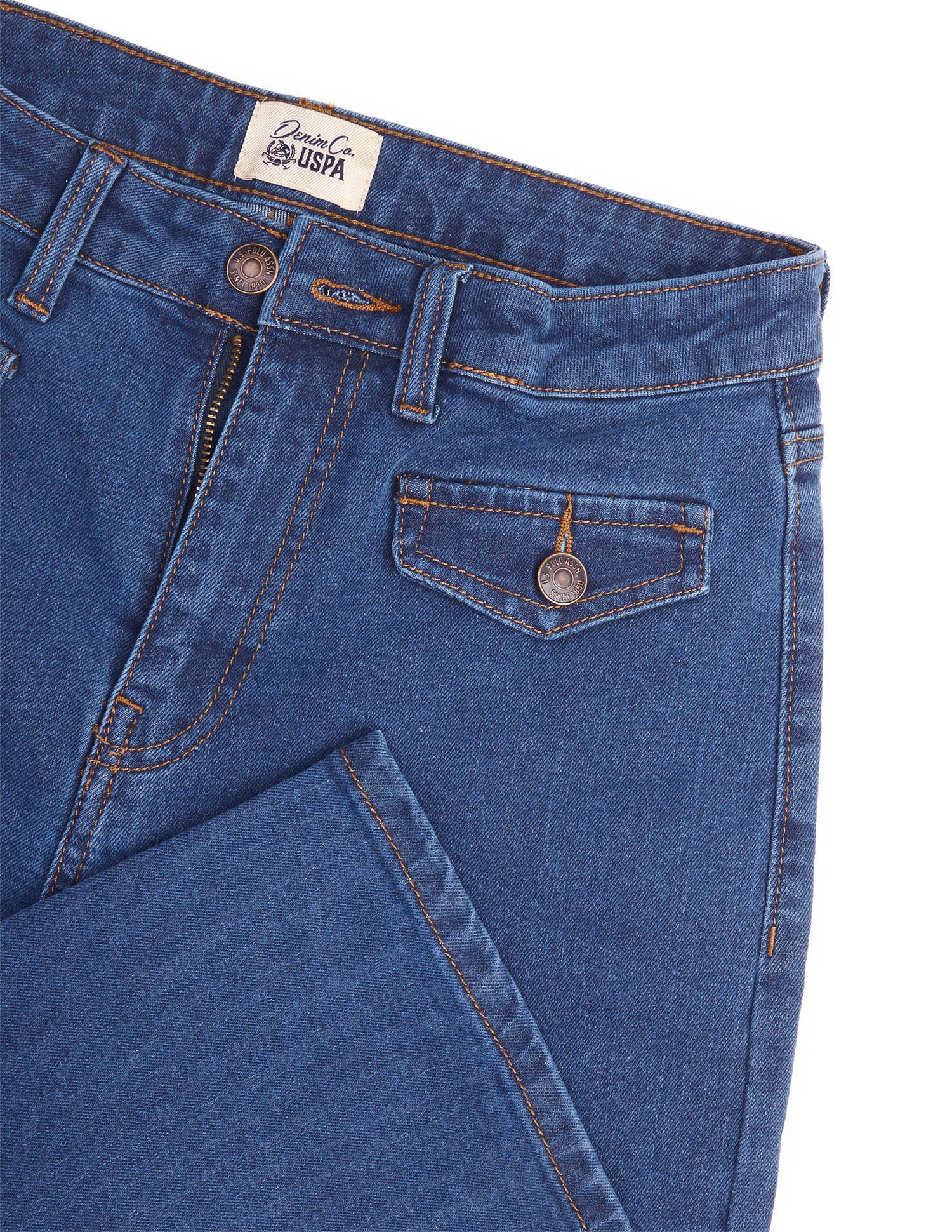 Straight Fit Blue Jeans Blue - U.S. Polo Assn. India | Large