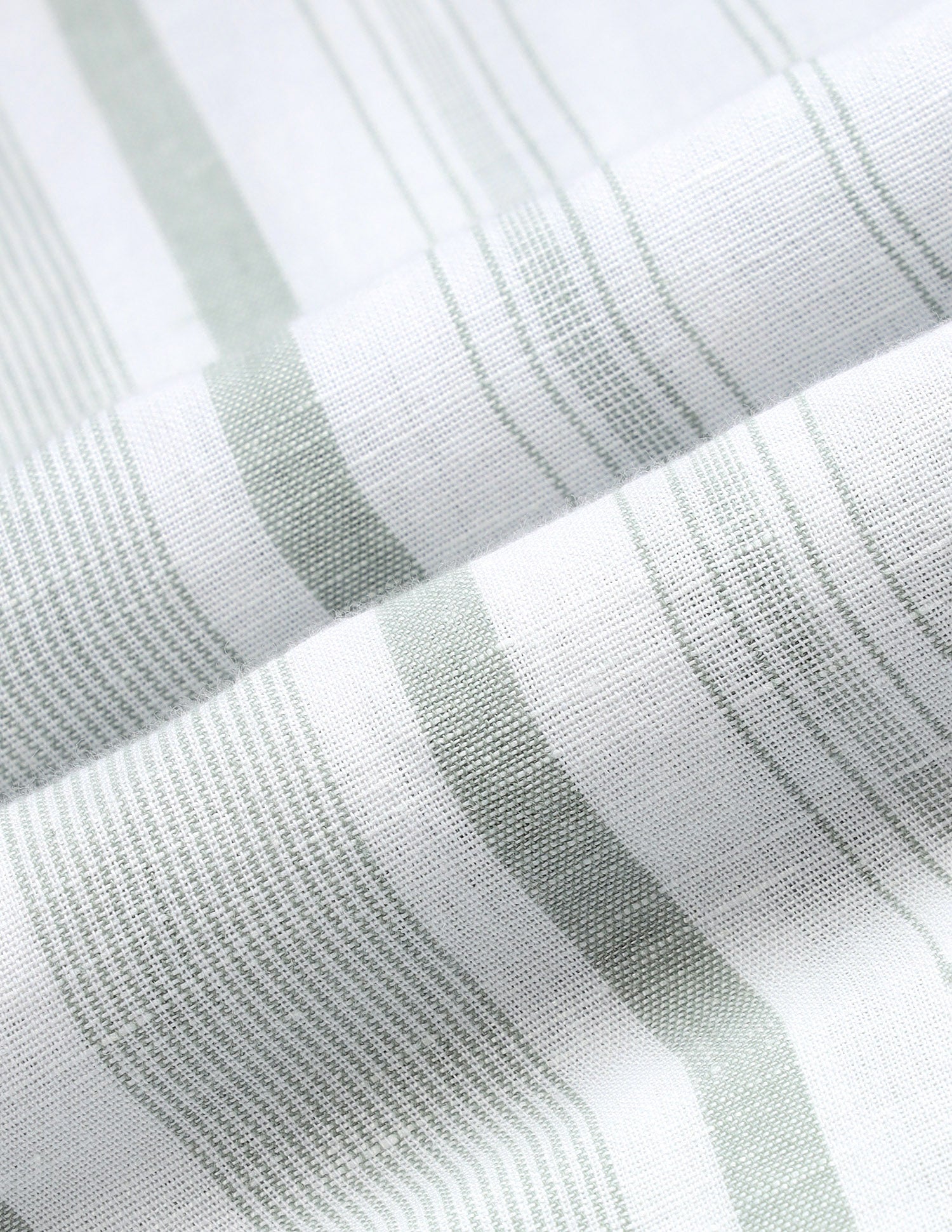 Vertical Striped Regular Fit Shirt Light Green - U.S. Polo Assn. India | Large