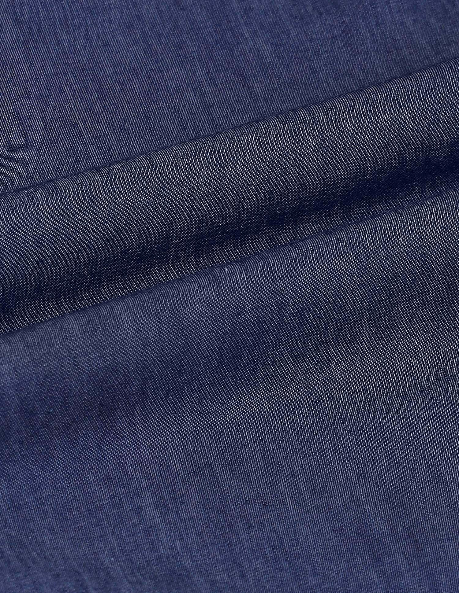 Slim Fit Chambray Shirt Indigo - U.S. Polo Assn. India | Large
