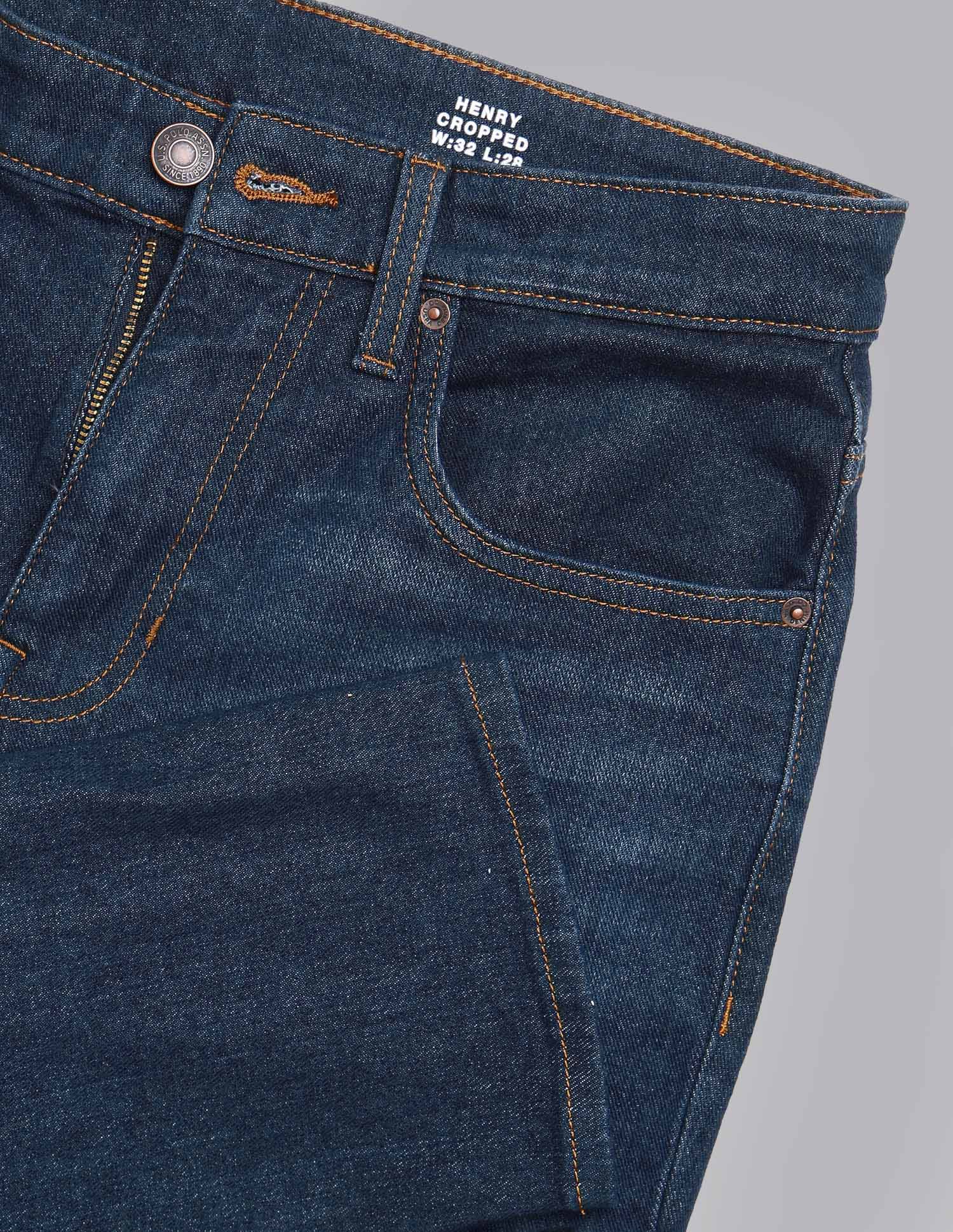 Henry Tapered Fit Blue Jeans Blue - U.S. Polo Assn. India | Large