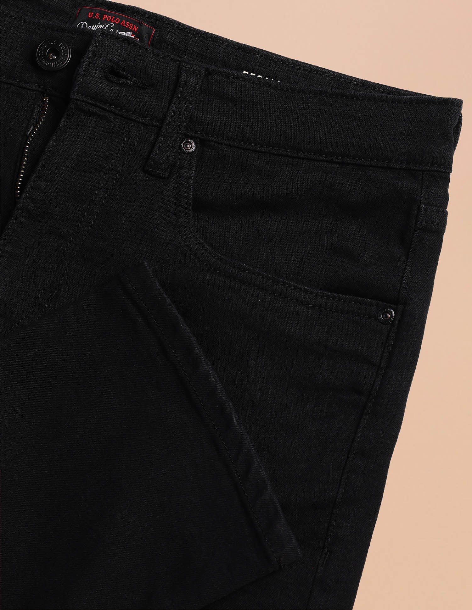 Regallo Skinny Fit Jeans Black - U.S. POLO ASSN. | Large