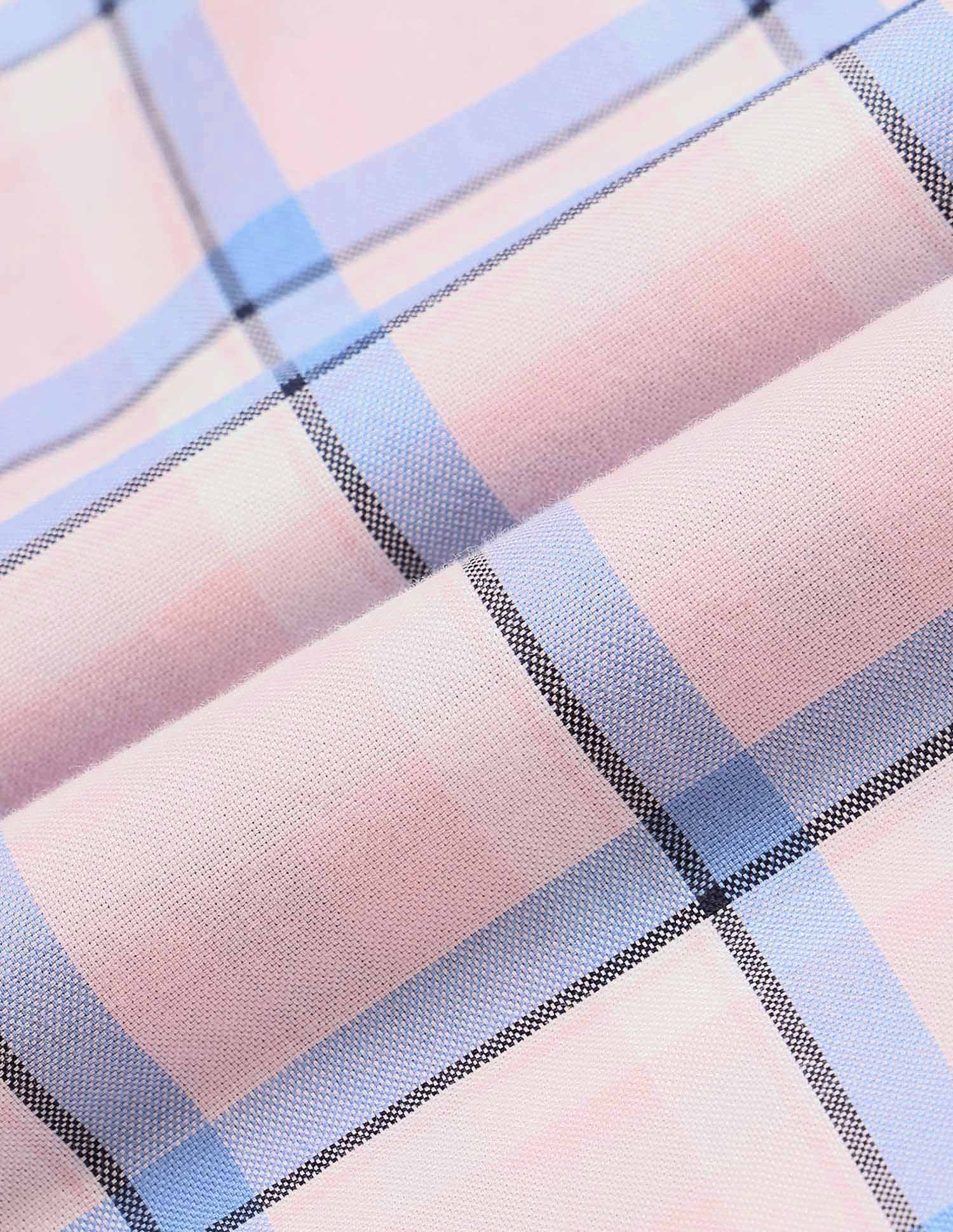 Grid Tattersall Checked Tailored Fit Shirt White - U.S. POLO ASSN. | Large